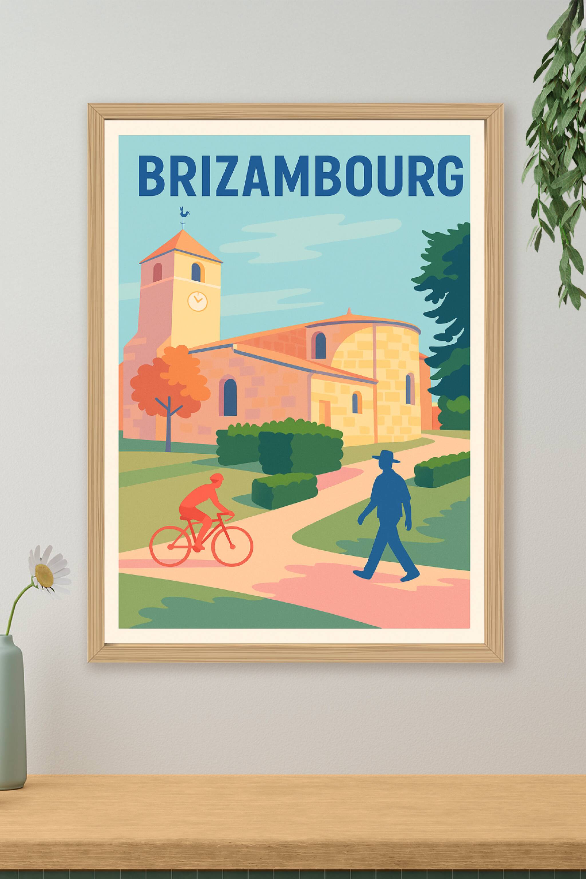 Affiche de Brizambourg - Charme et sérénité au cœur du village
