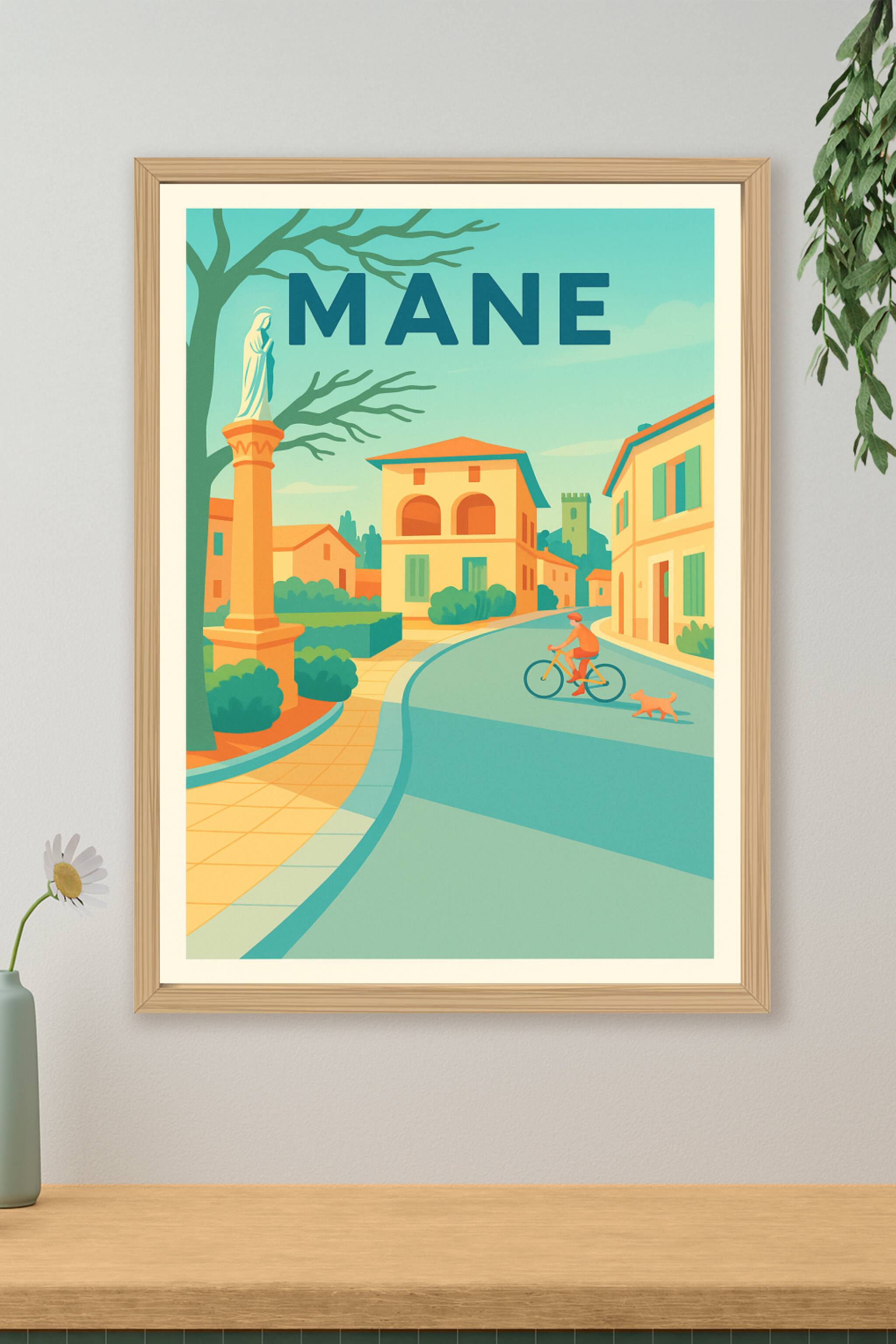 Affiche de Mane - charme et douceur de la vie provençale