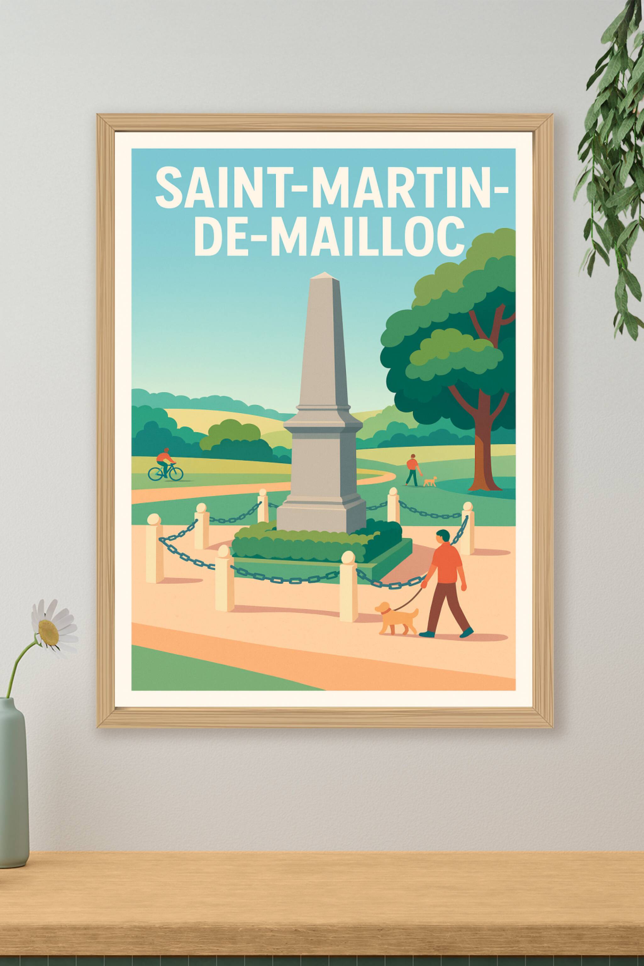 Affiche de Saint-Martin-de-Mailloc - Harmonie et sérénité au cœur du parc