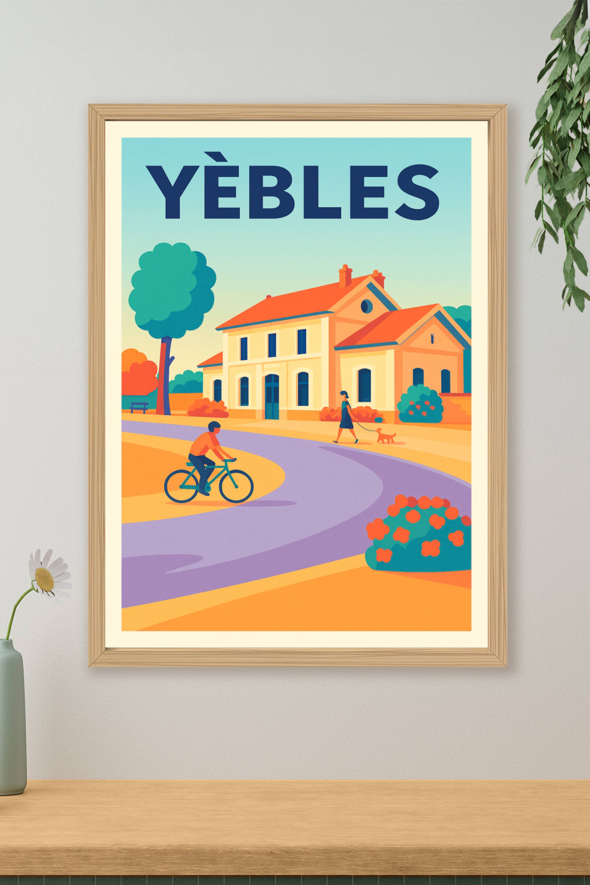 Affiche de Yèbles - L'art de vivre à la campagne
