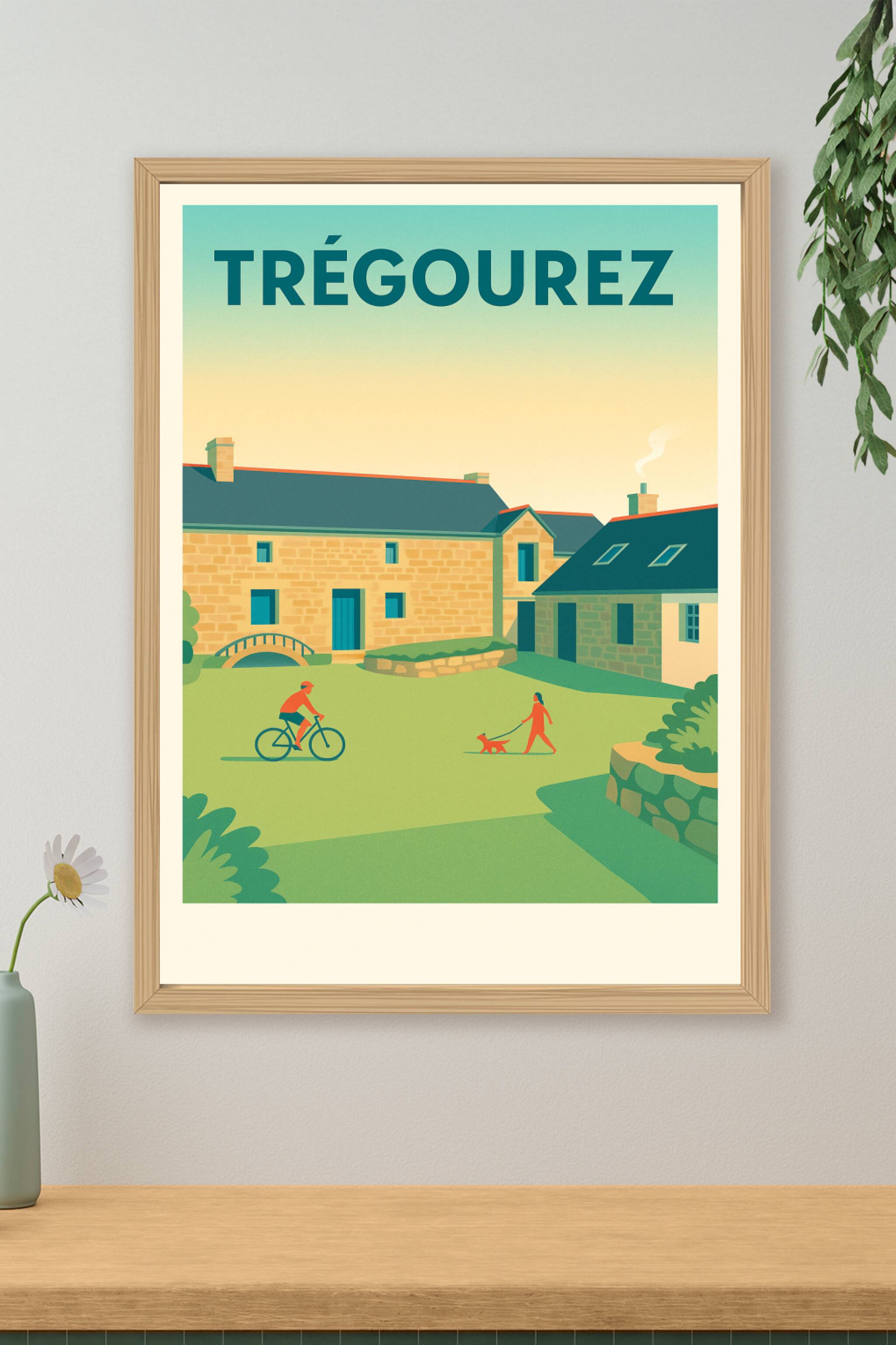Affiche de Trégourez - Charme rural et douceur de vivre