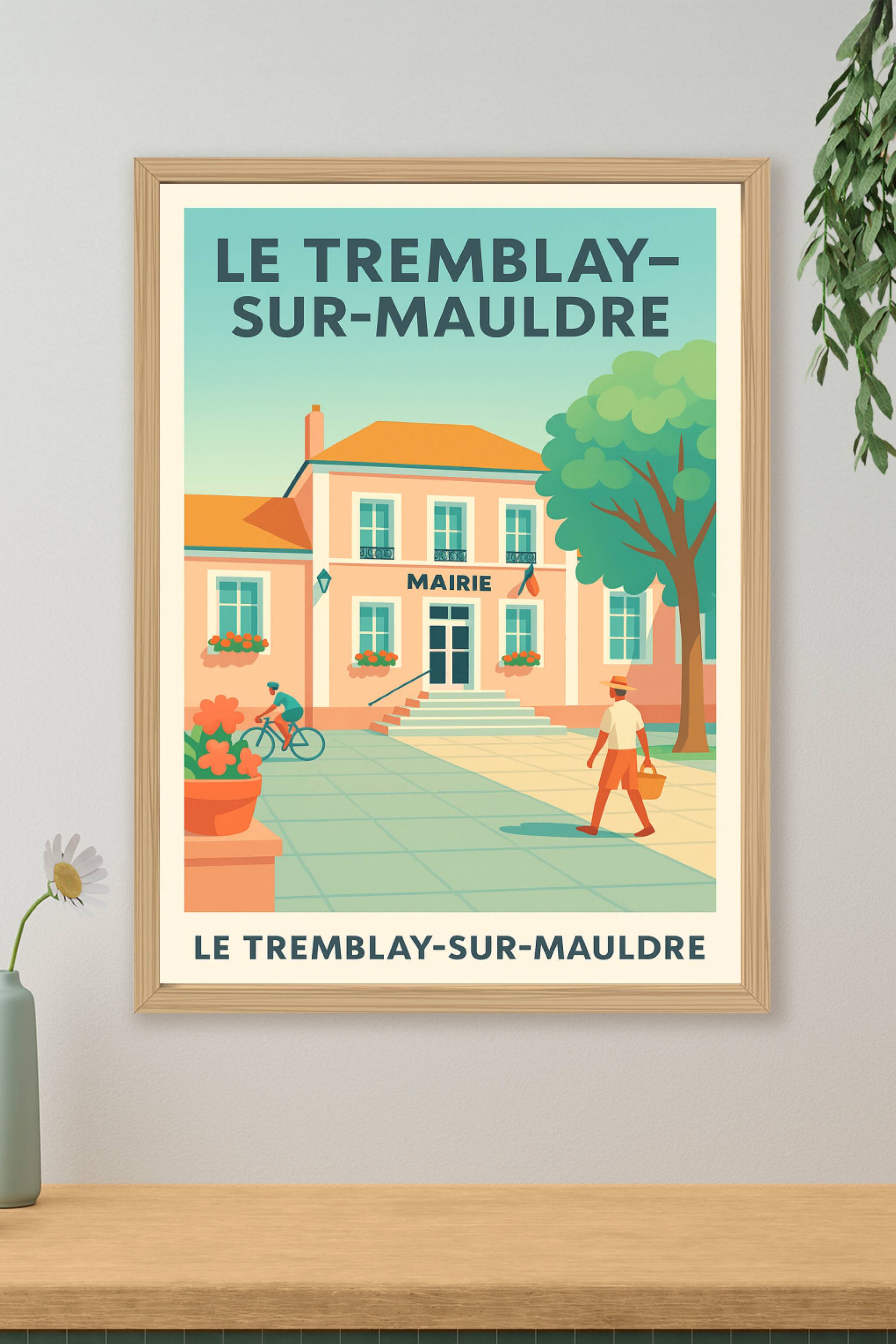 Affiche de Le Tremblay-sur-Mauldre - Charme et sérénité au cœur du village
