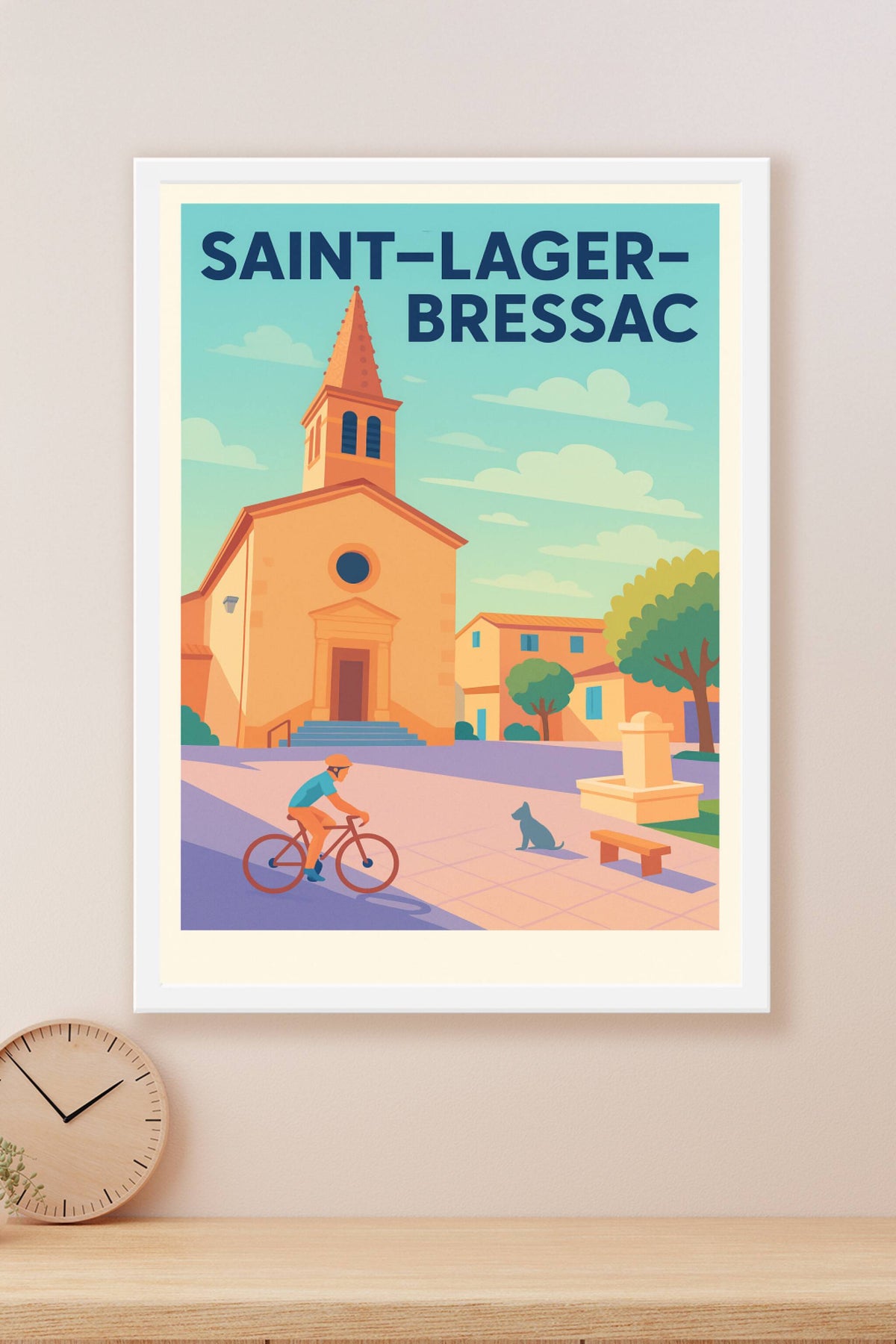 Affiche de Saint-Lager-Bressac - Charme et Tranquillité Provençale