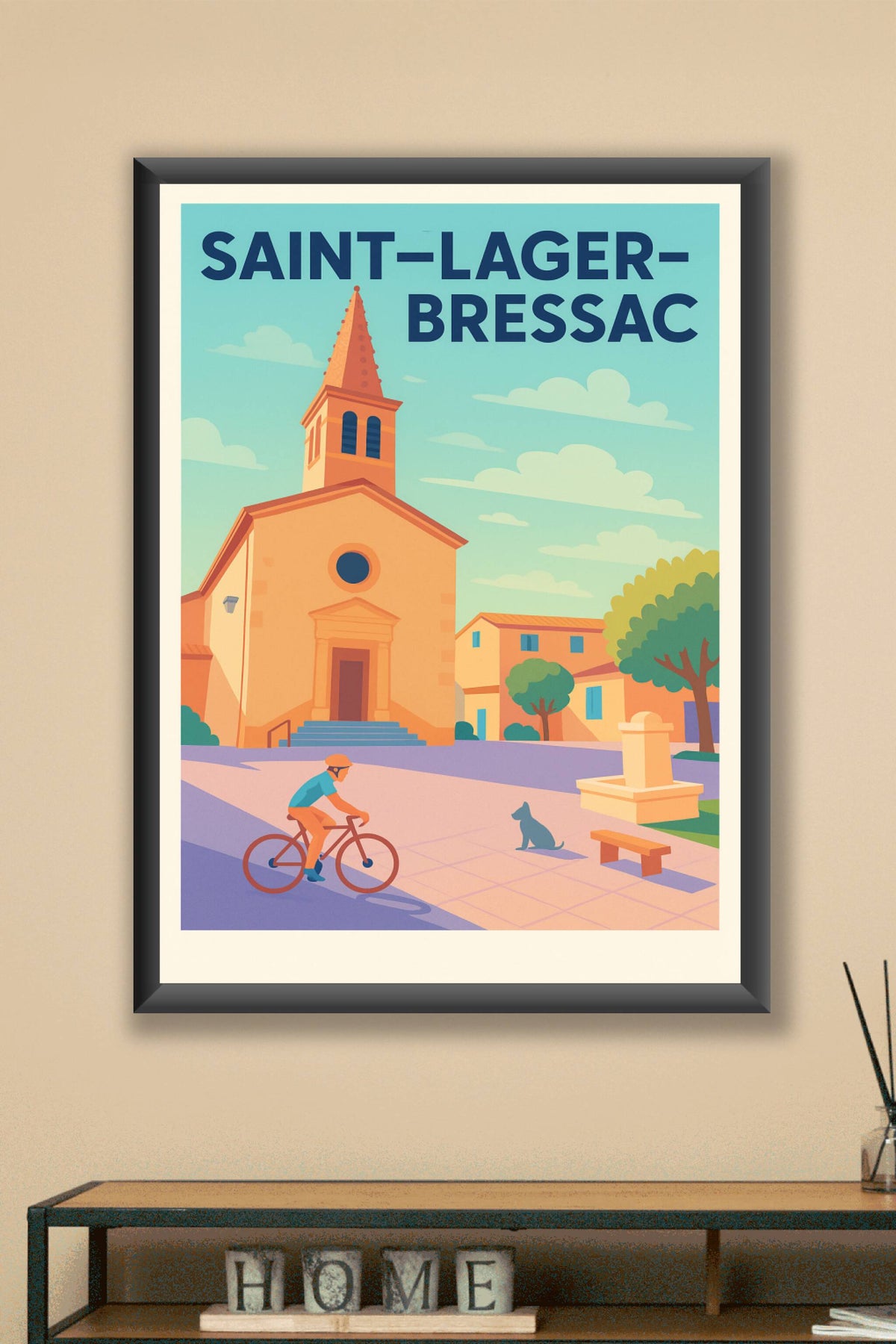 Affiche de Saint-Lager-Bressac - Charme et Tranquillité Provençale