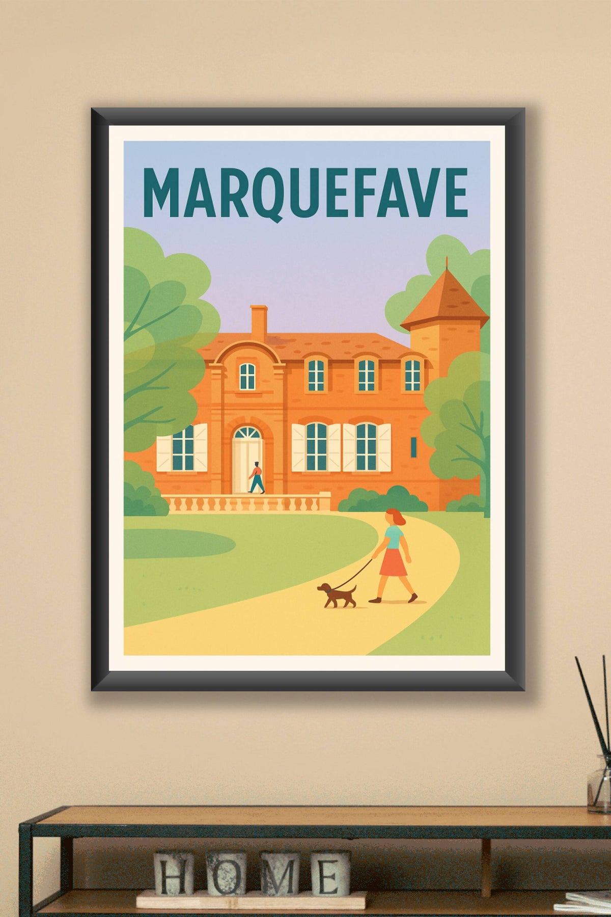 Affiche de Marquefave - Promenade paisible au cœur du patrimoine