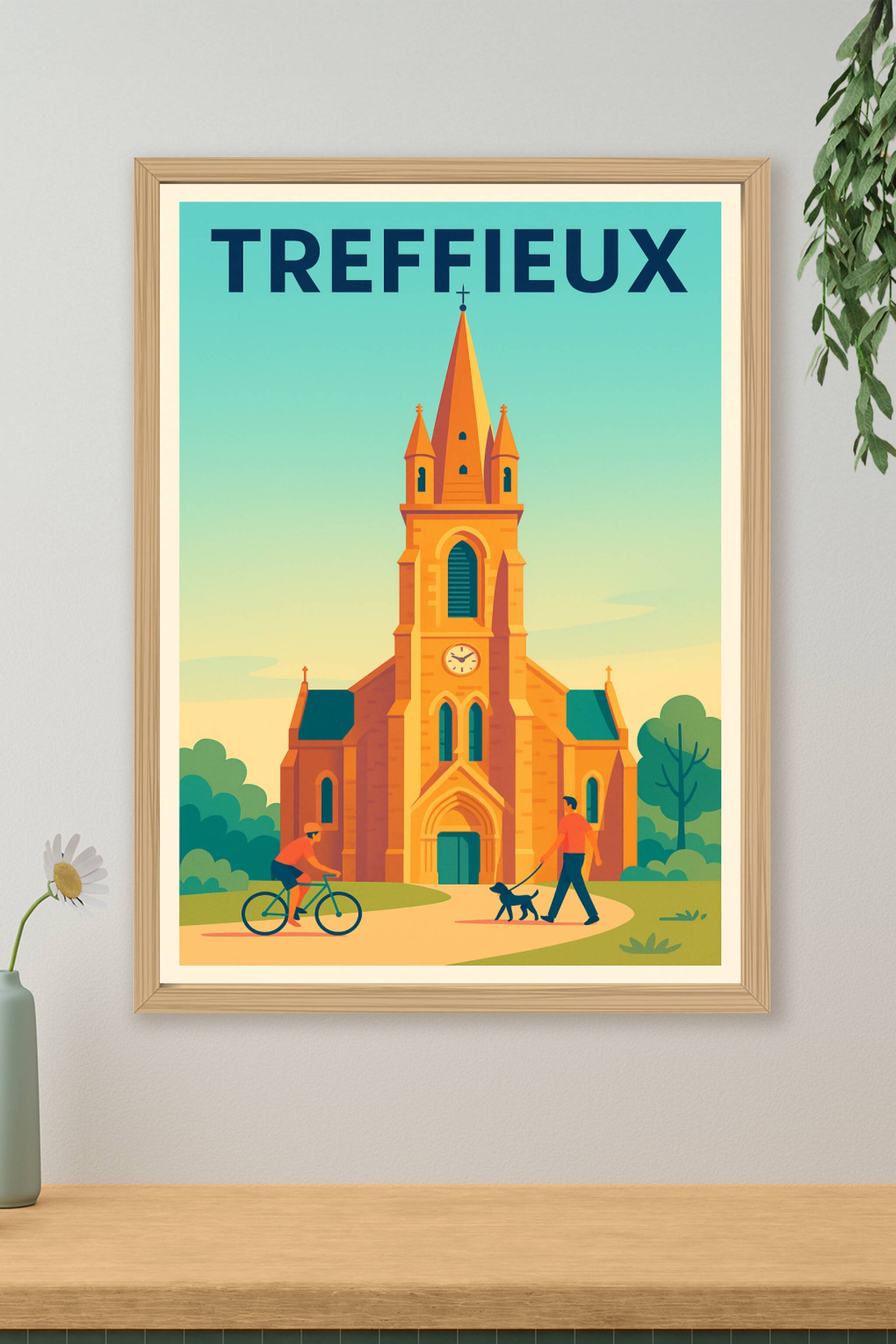 Affiche de Treffieux - Charme authentique et architecture emblématique