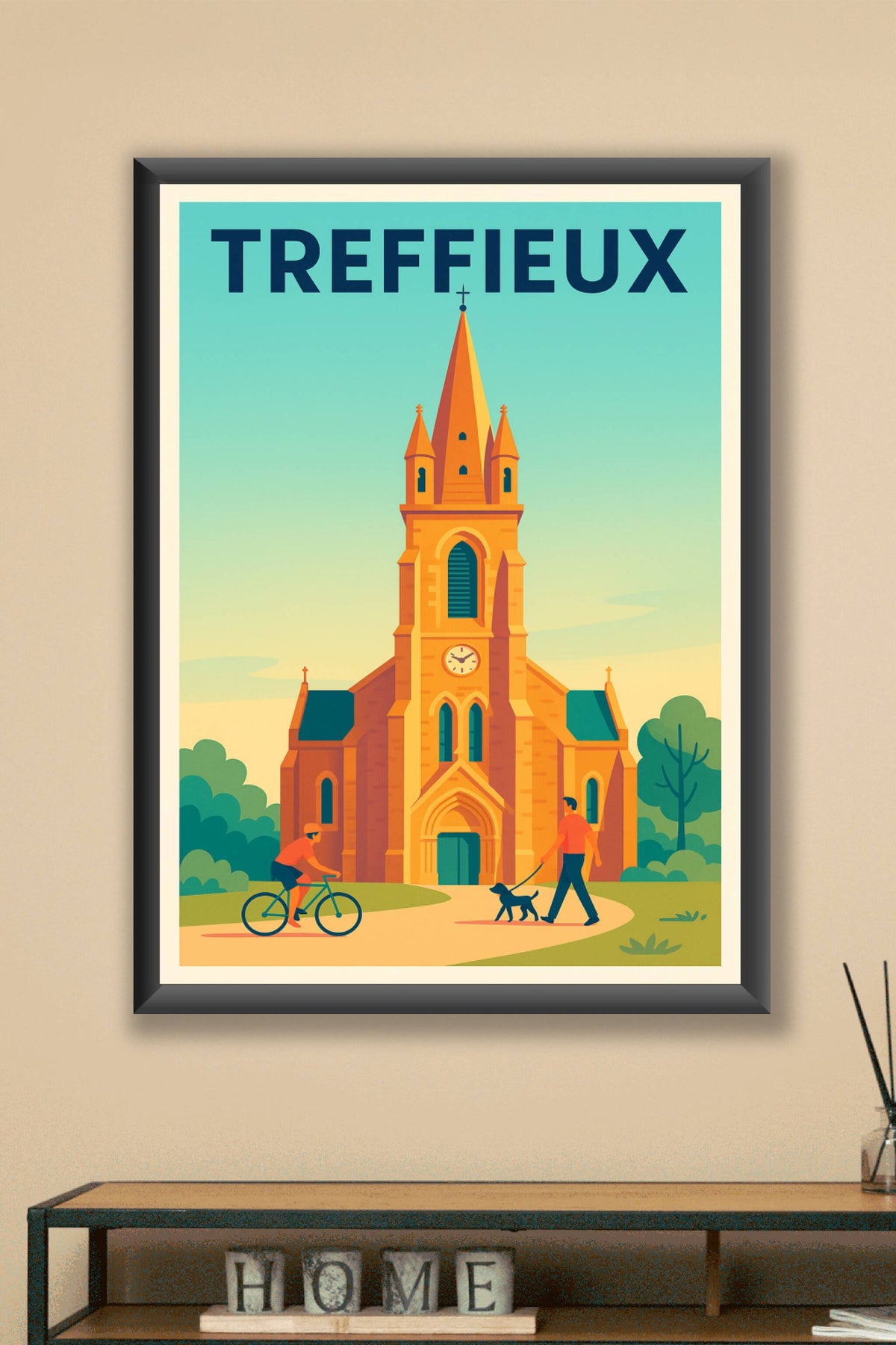 Affiche de Treffieux - Charme authentique et architecture emblématique