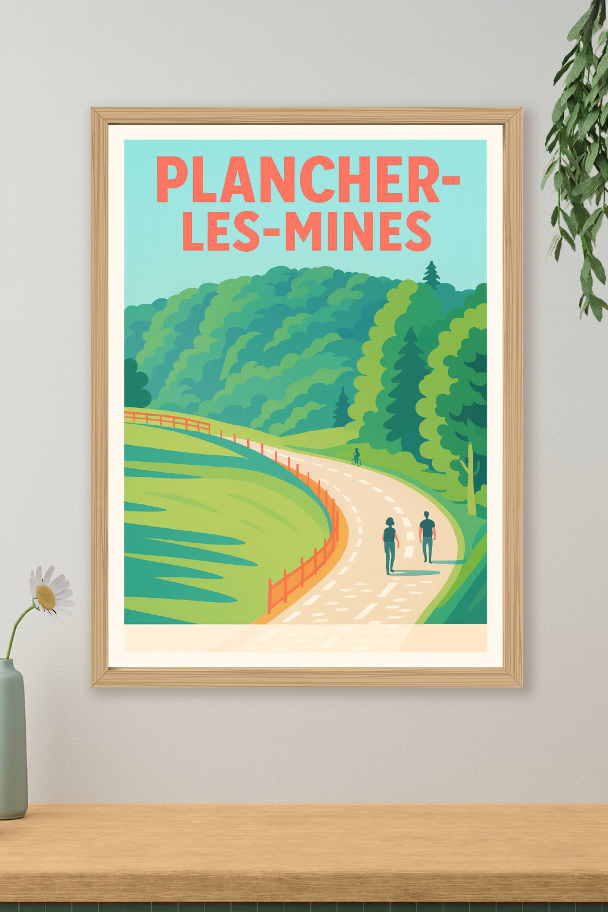 Affiche de Plancher-les-Mines - Promenade bucolique au cœur de la nature