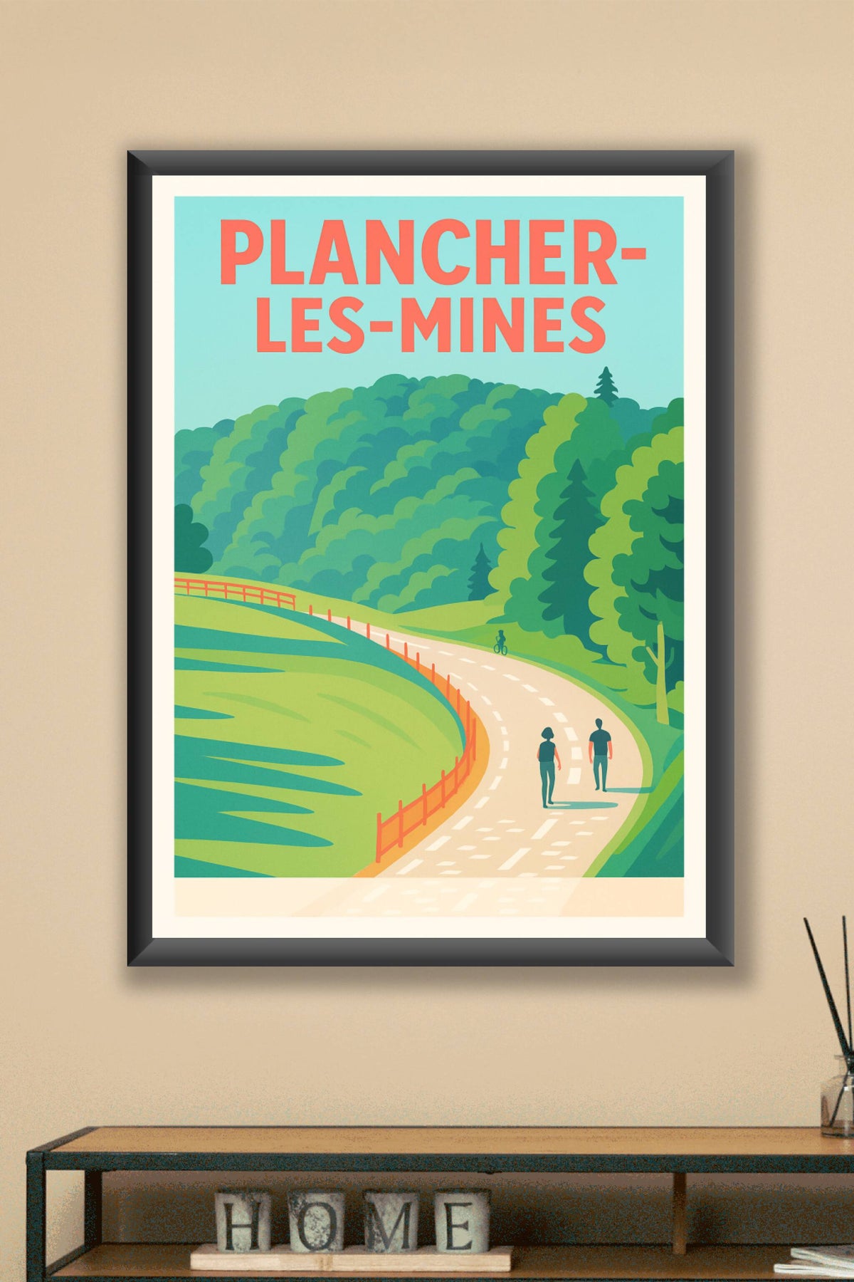 Affiche de Plancher-les-Mines - Promenade bucolique au cœur de la nature