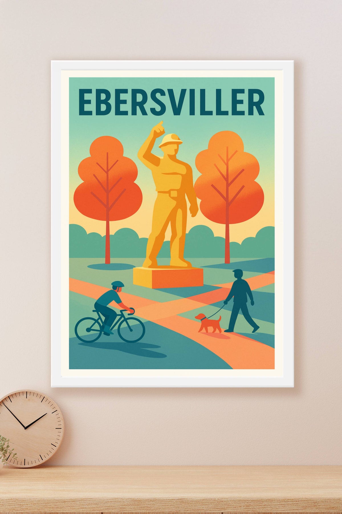 Affiche de Ébersviller - Un hommage vibrant à l'histoire et à la nature