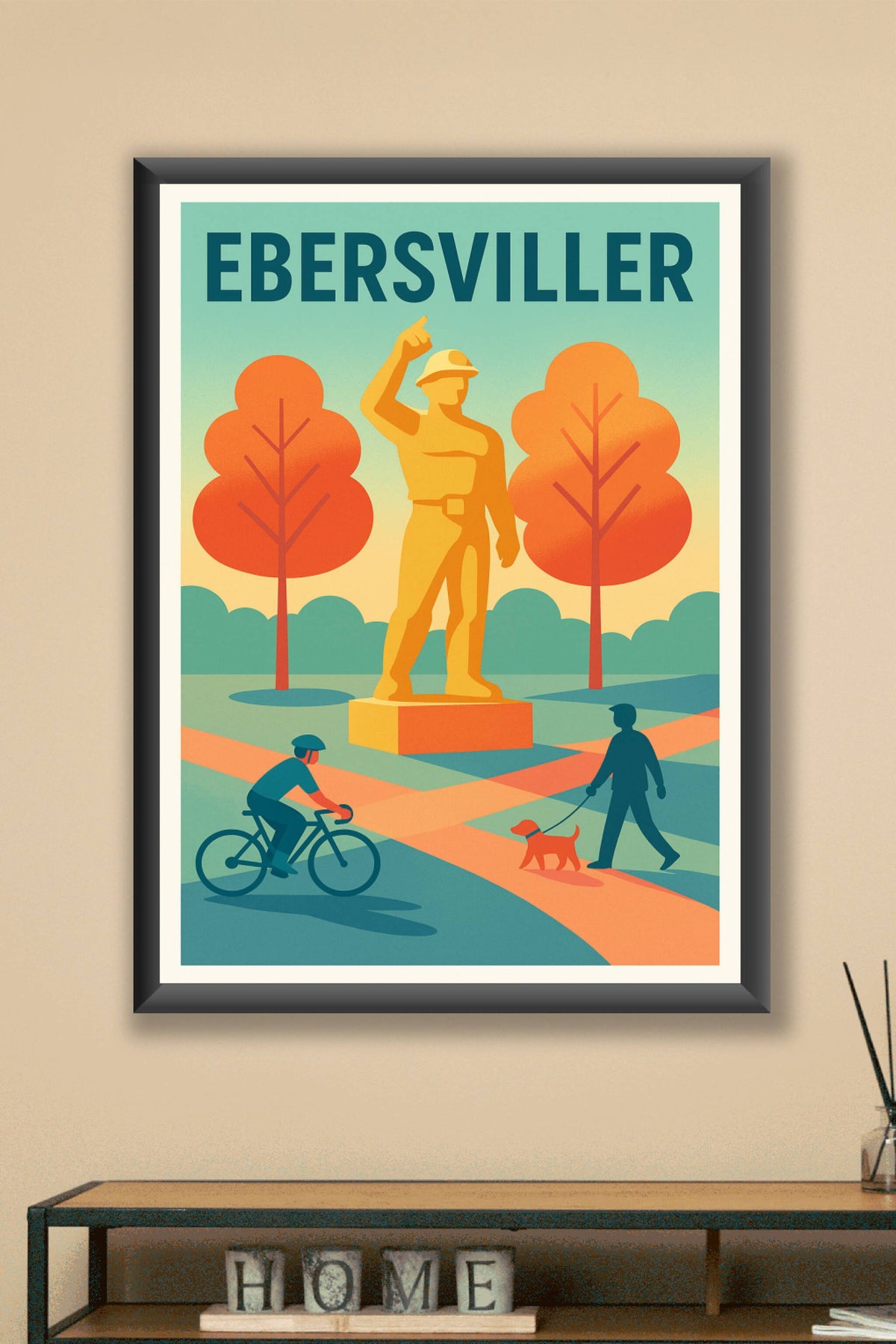 Affiche de Ébersviller - Un hommage vibrant à l'histoire et à la nature