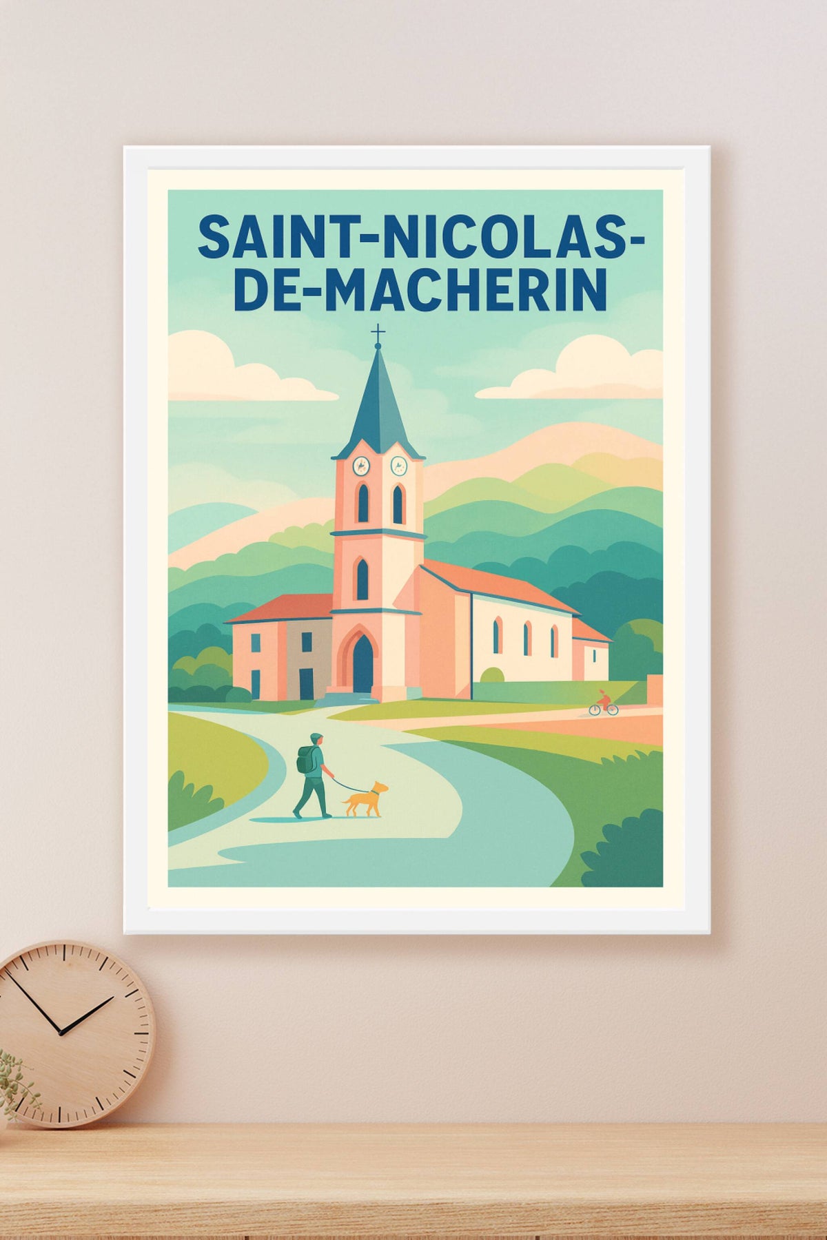 Affiche de Saint-Nicolas-de-Macherin - Charme bucolique et sérénité villageoise