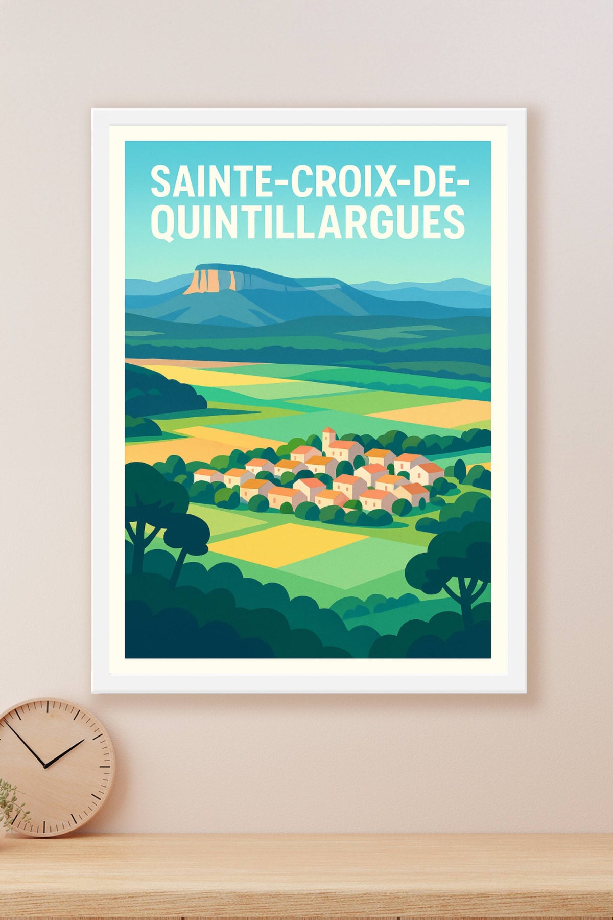 Affiche de Sainte-Croix-de-Quintillargues - Charme bucolique et paysages apaisants