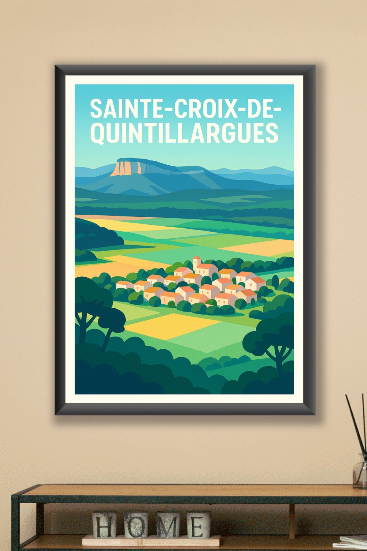 Affiche de Sainte-Croix-de-Quintillargues - Charme bucolique et paysages apaisants