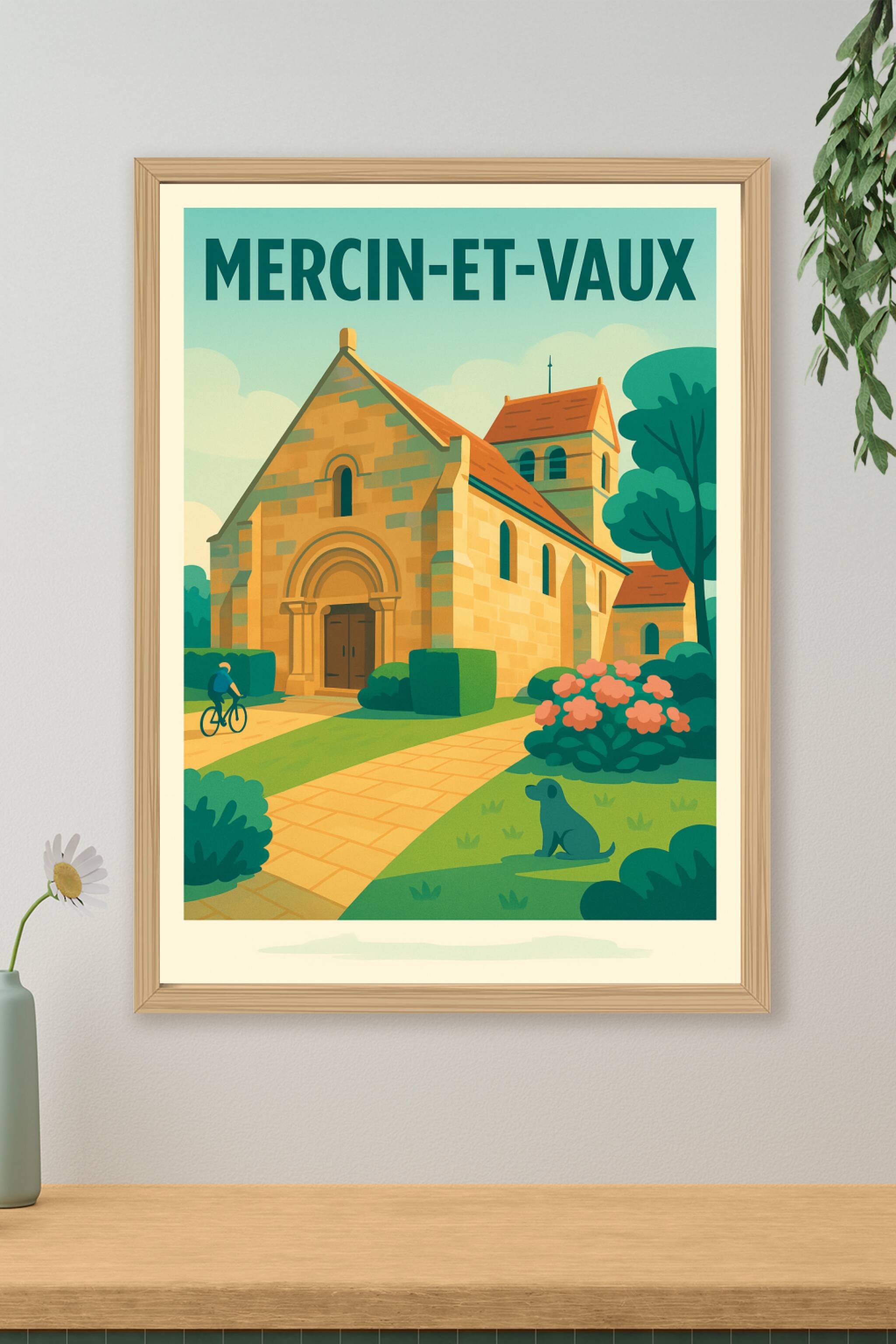 Affiche de Mercin-et-Vaux - Charme et Sérénité au Cœur du Village