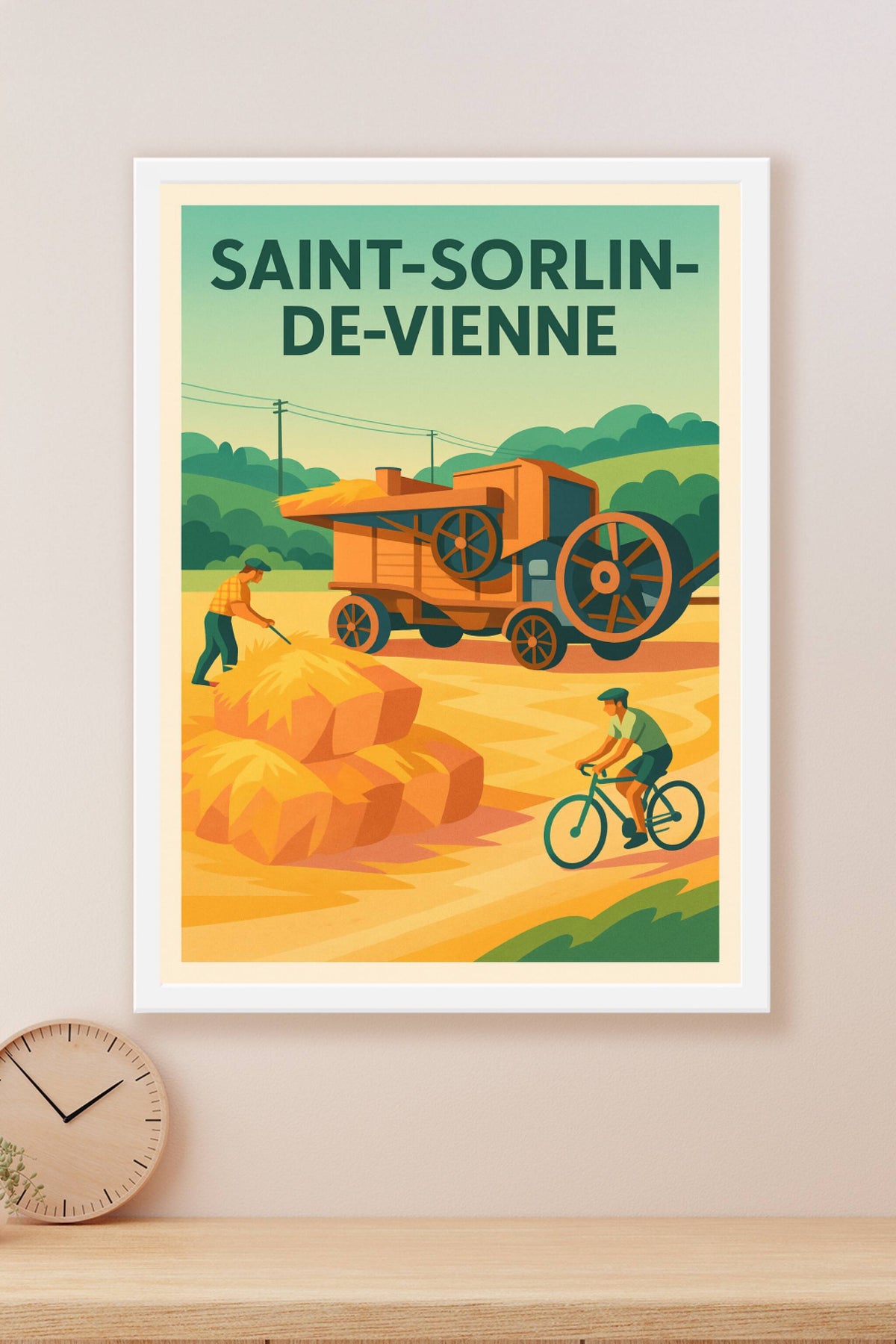 Affiche de Saint-Sorlin-de-Vienne - Charme agricole et douceur de vivre
