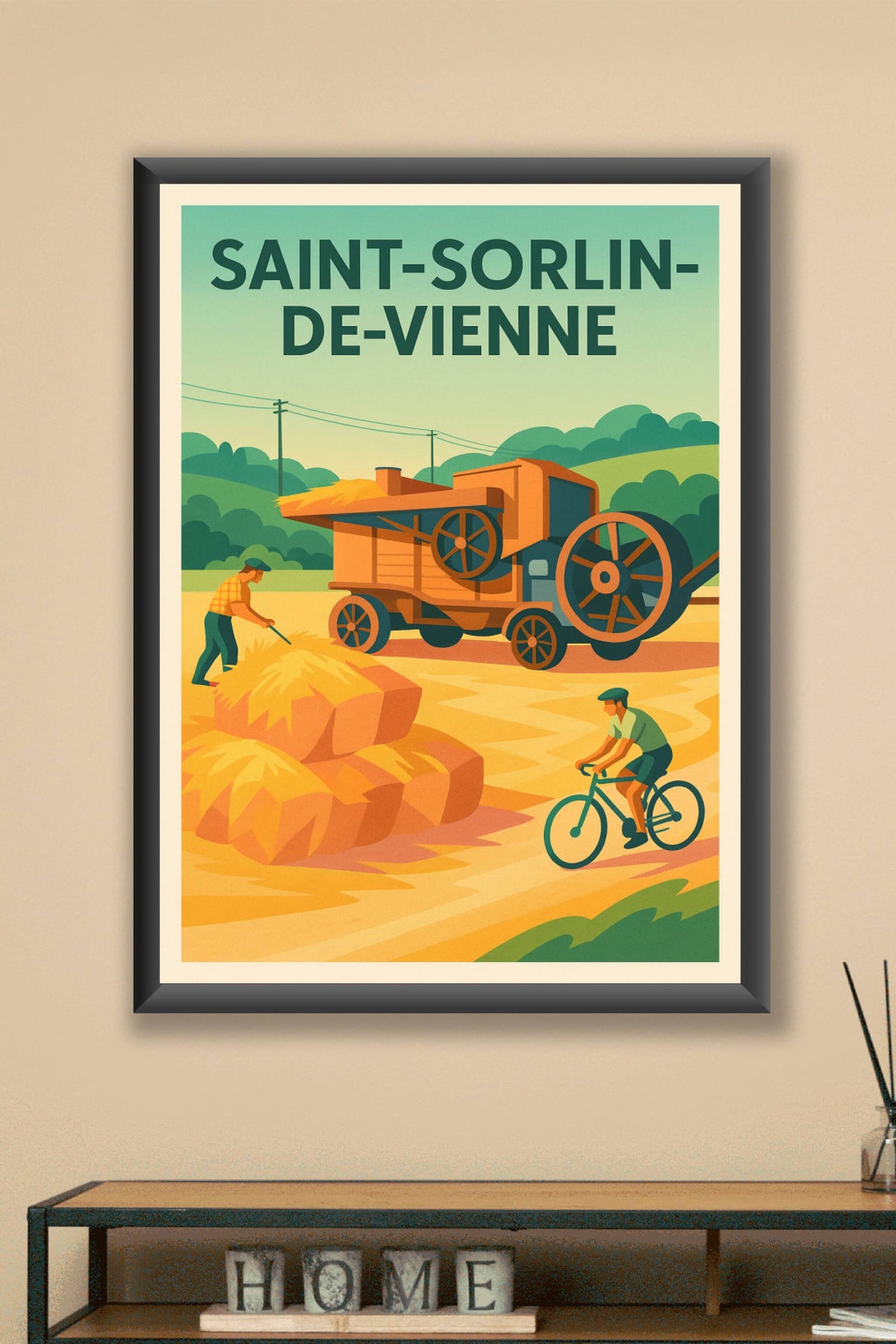 Affiche de Saint-Sorlin-de-Vienne - Charme agricole et douceur de vivre