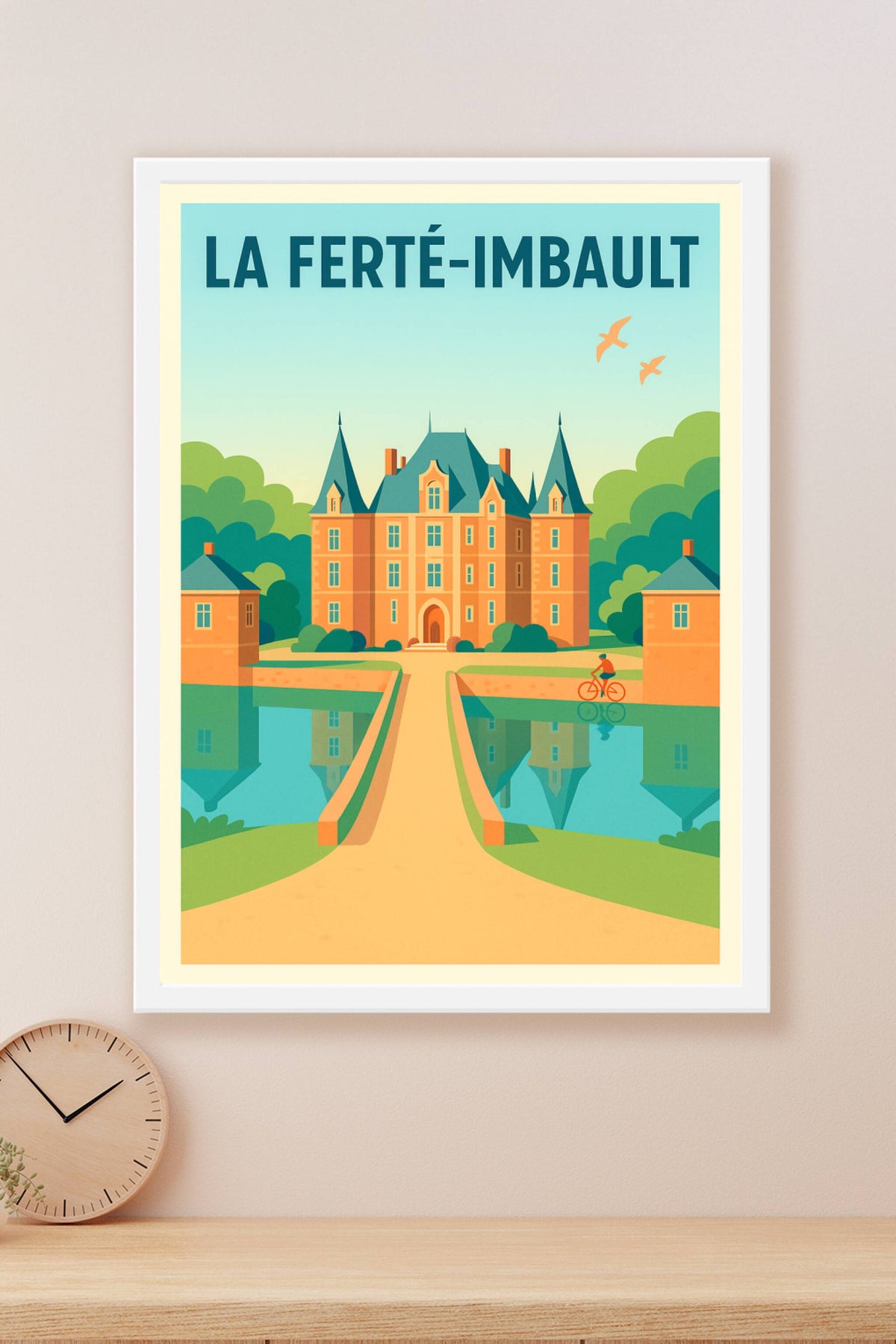 Affiche de La Ferté-Imbault - Charme et élégance du château