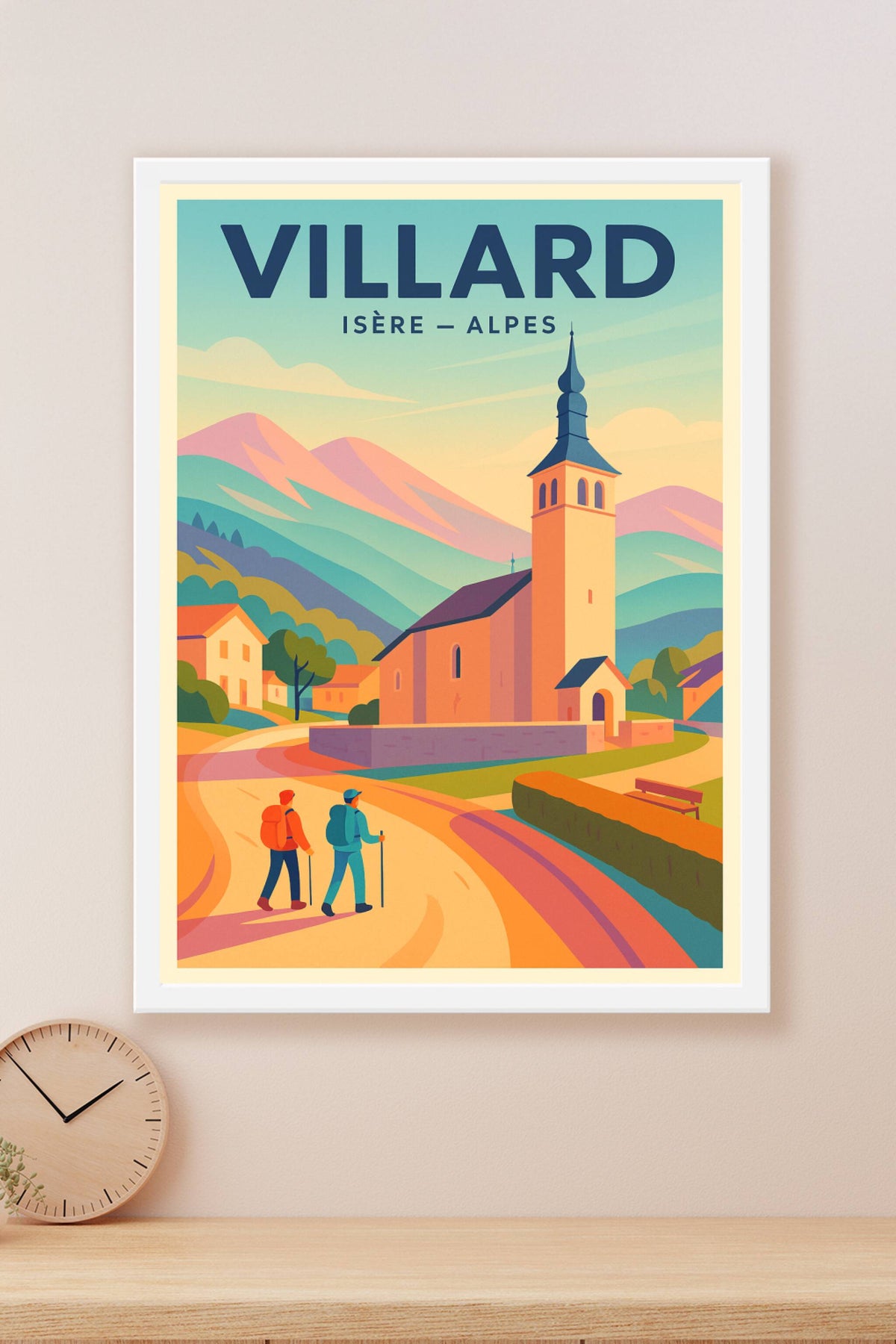 Affiche de Villard - Charme alpin et randonnée paisible
