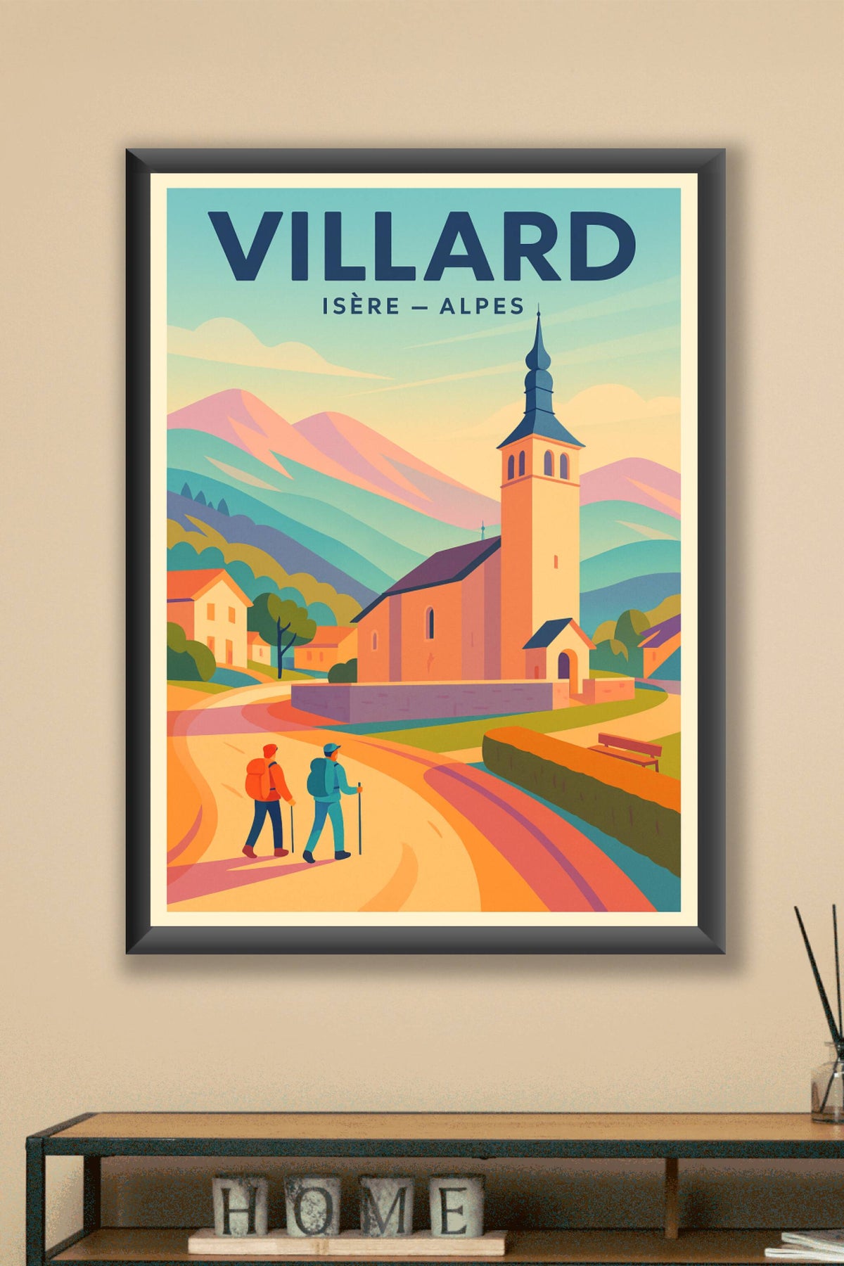 Affiche de Villard - Charme alpin et randonnée paisible