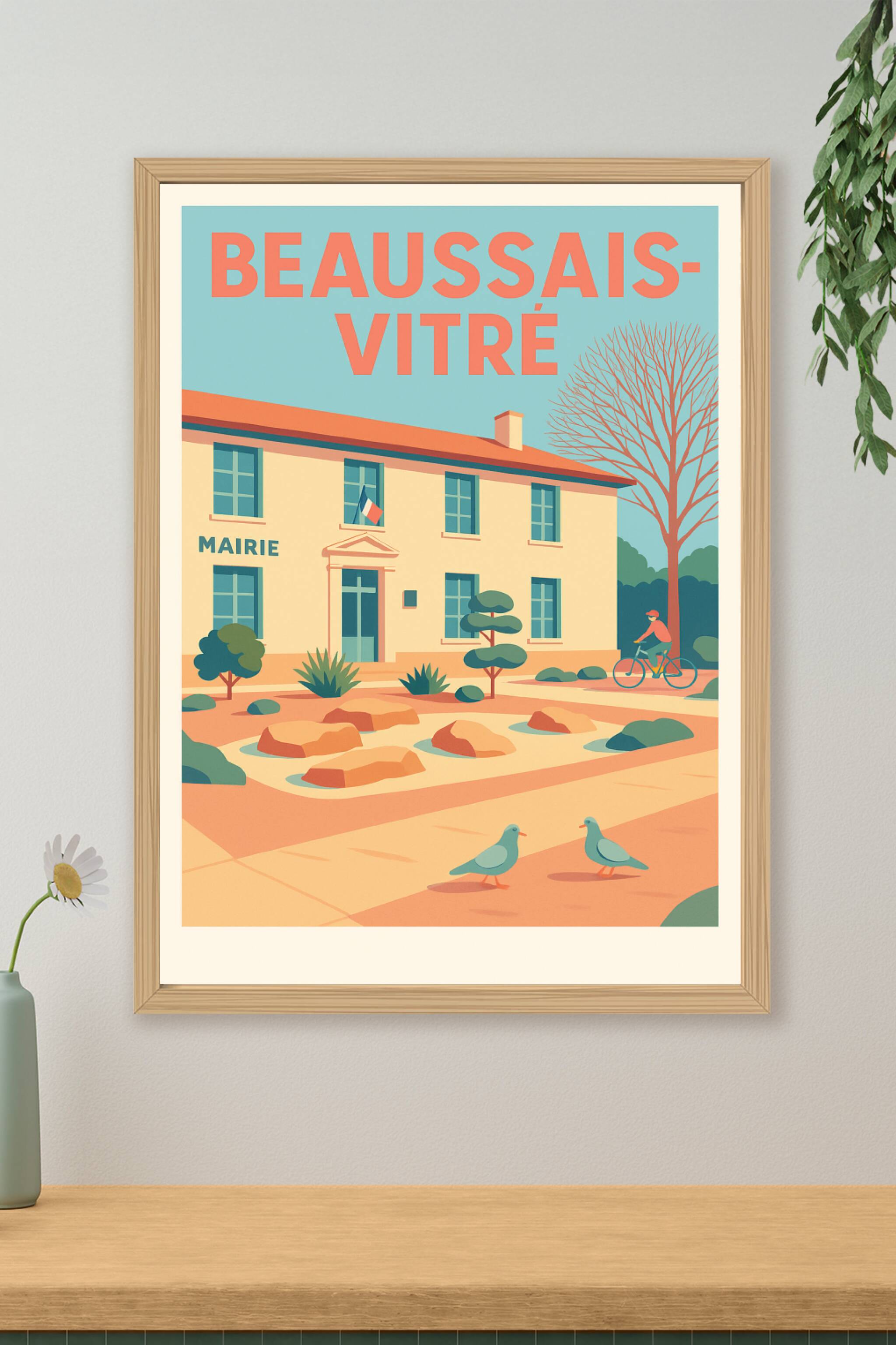 Affiche de Beaussais-Vitré - Charme et sérénité à la mairie