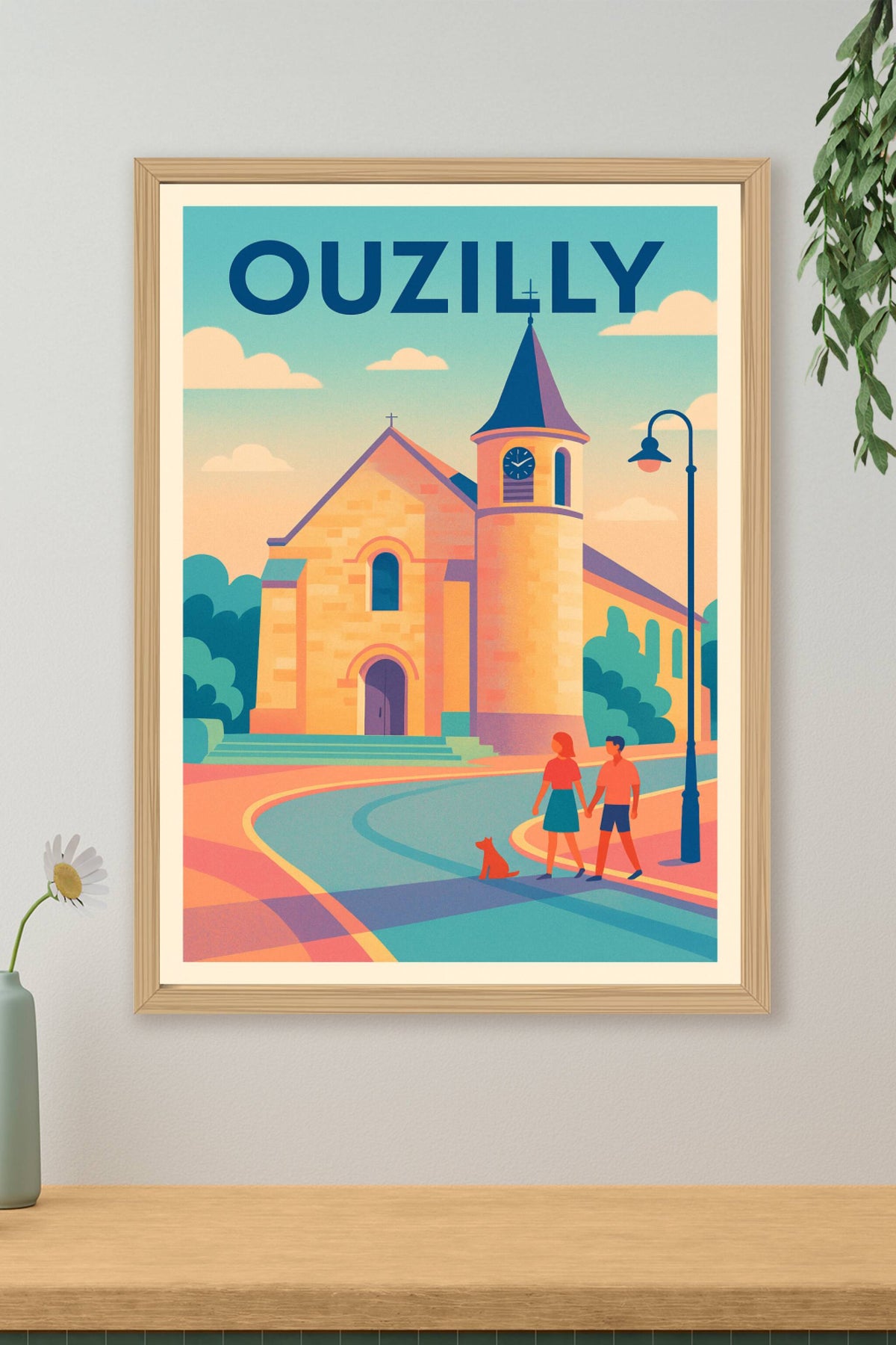 Affiche de Ouzilly - Charme tranquille en pleine lumière