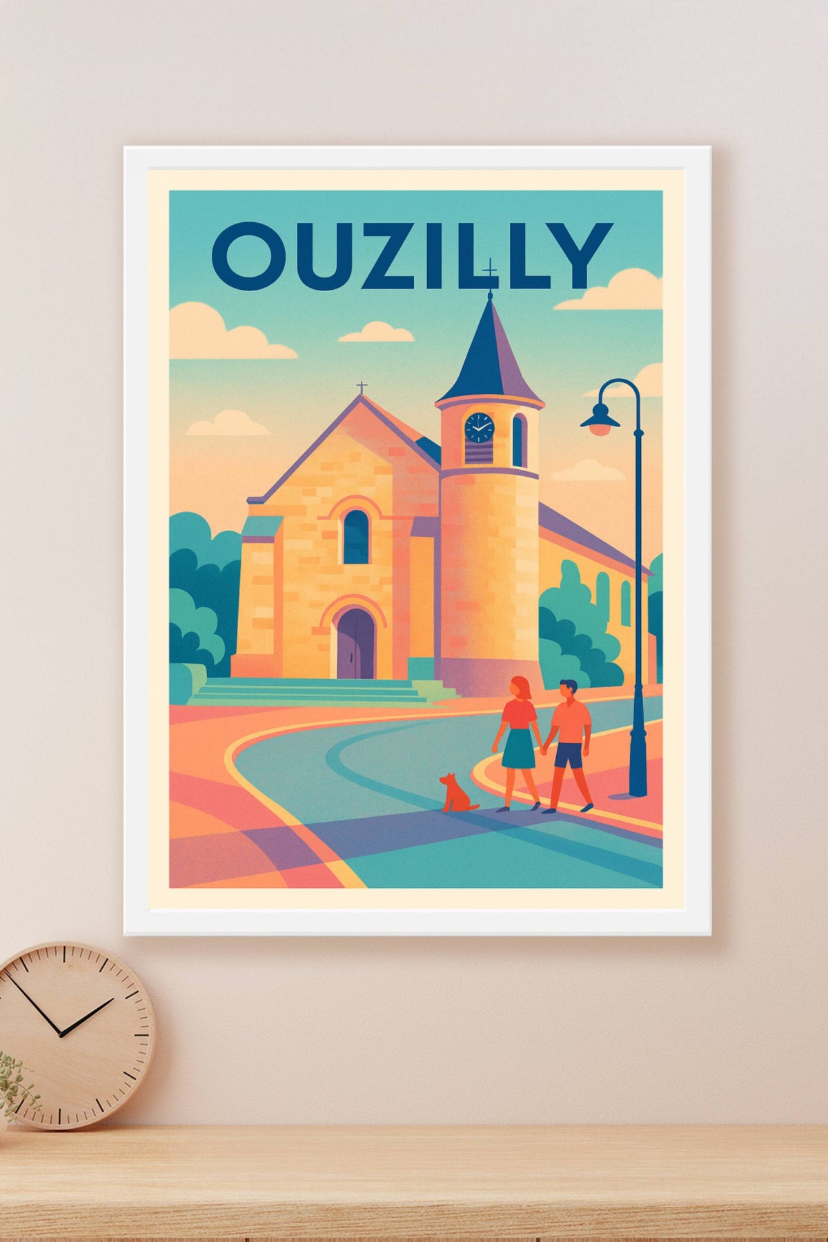 Affiche de Ouzilly - Charme tranquille en pleine lumière