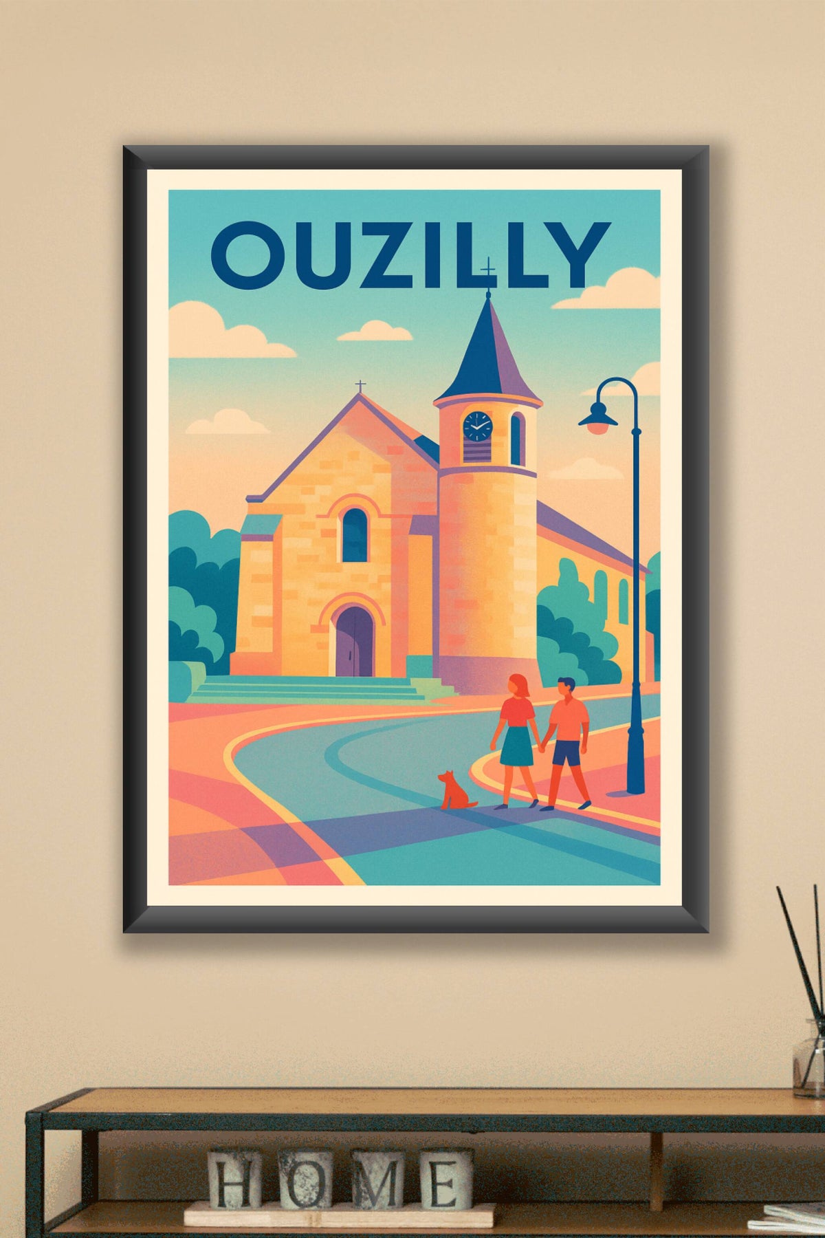 Affiche de Ouzilly - Charme tranquille en pleine lumière