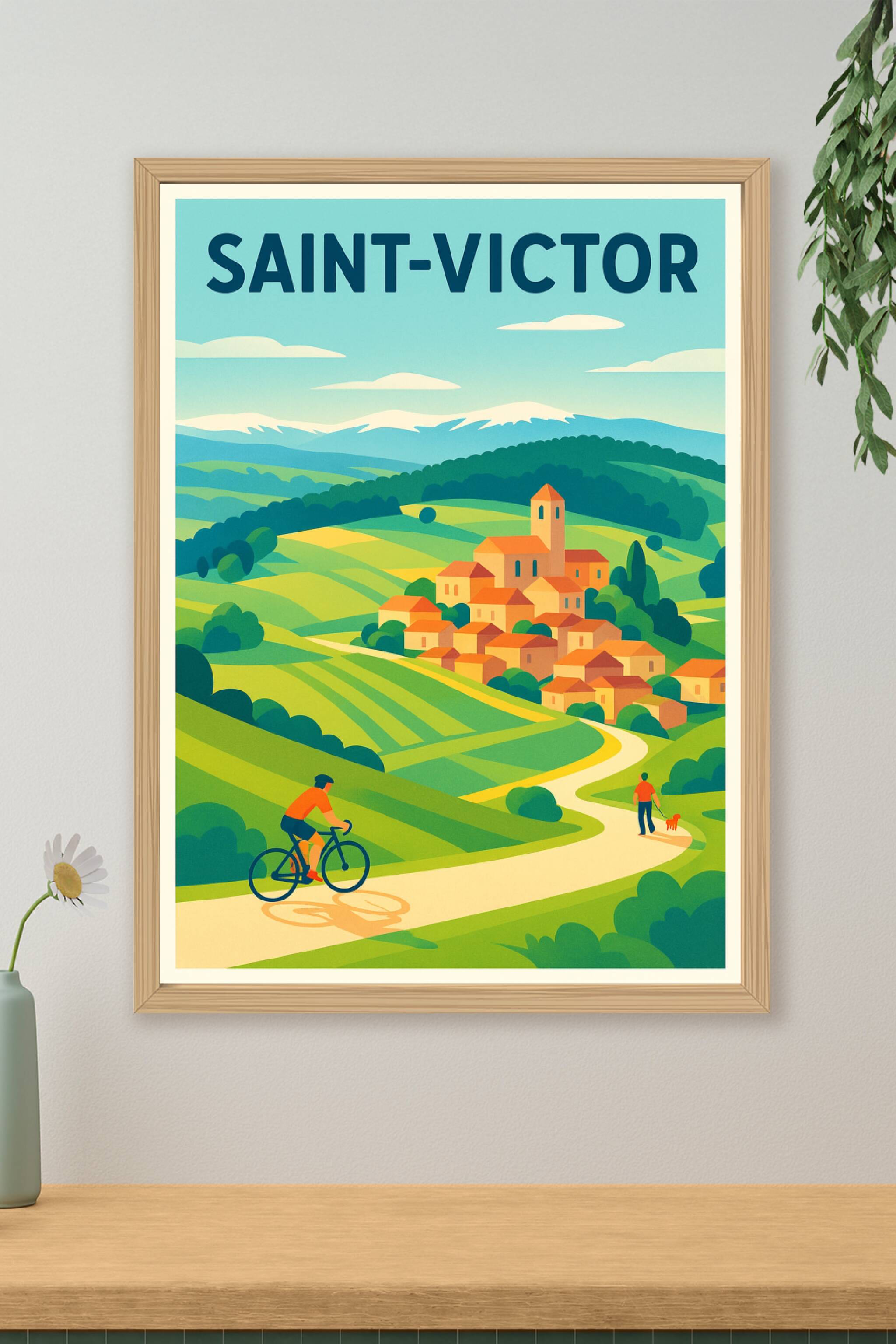 Affiche de Saint-Victor - Escapade champêtre au cœur de la nature