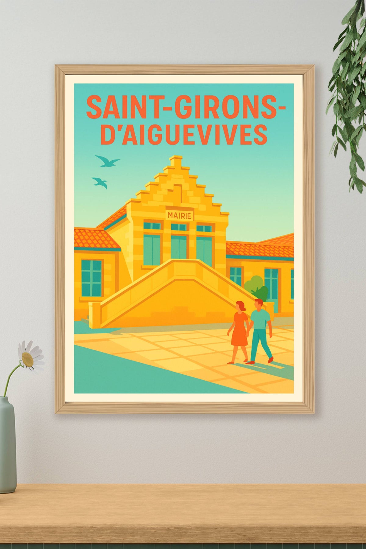 Affiche de Saint-Girons-d'Aiguevives - Charme et Sérénité Locale