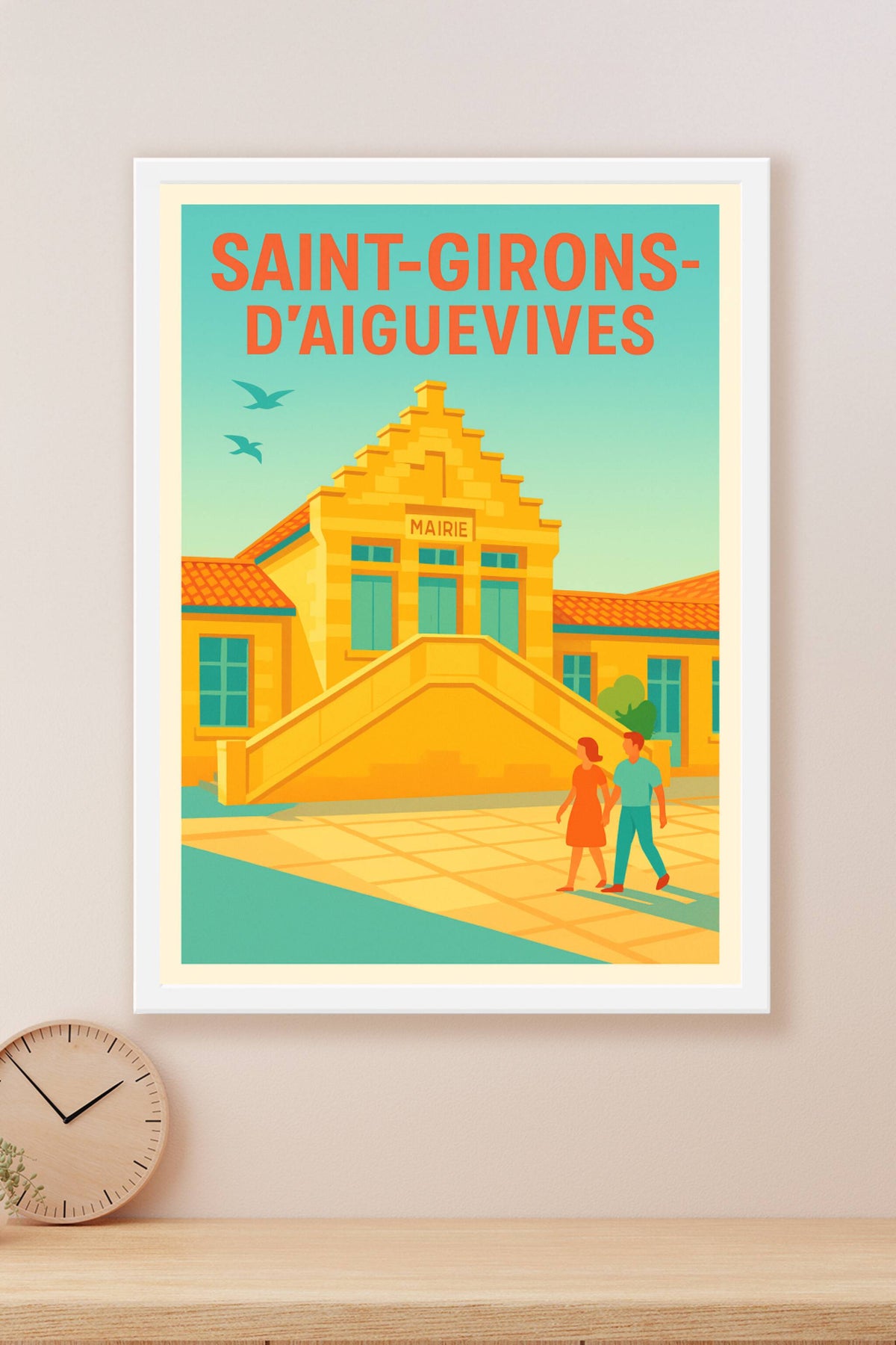 Affiche de Saint-Girons-d'Aiguevives - Charme et Sérénité Locale