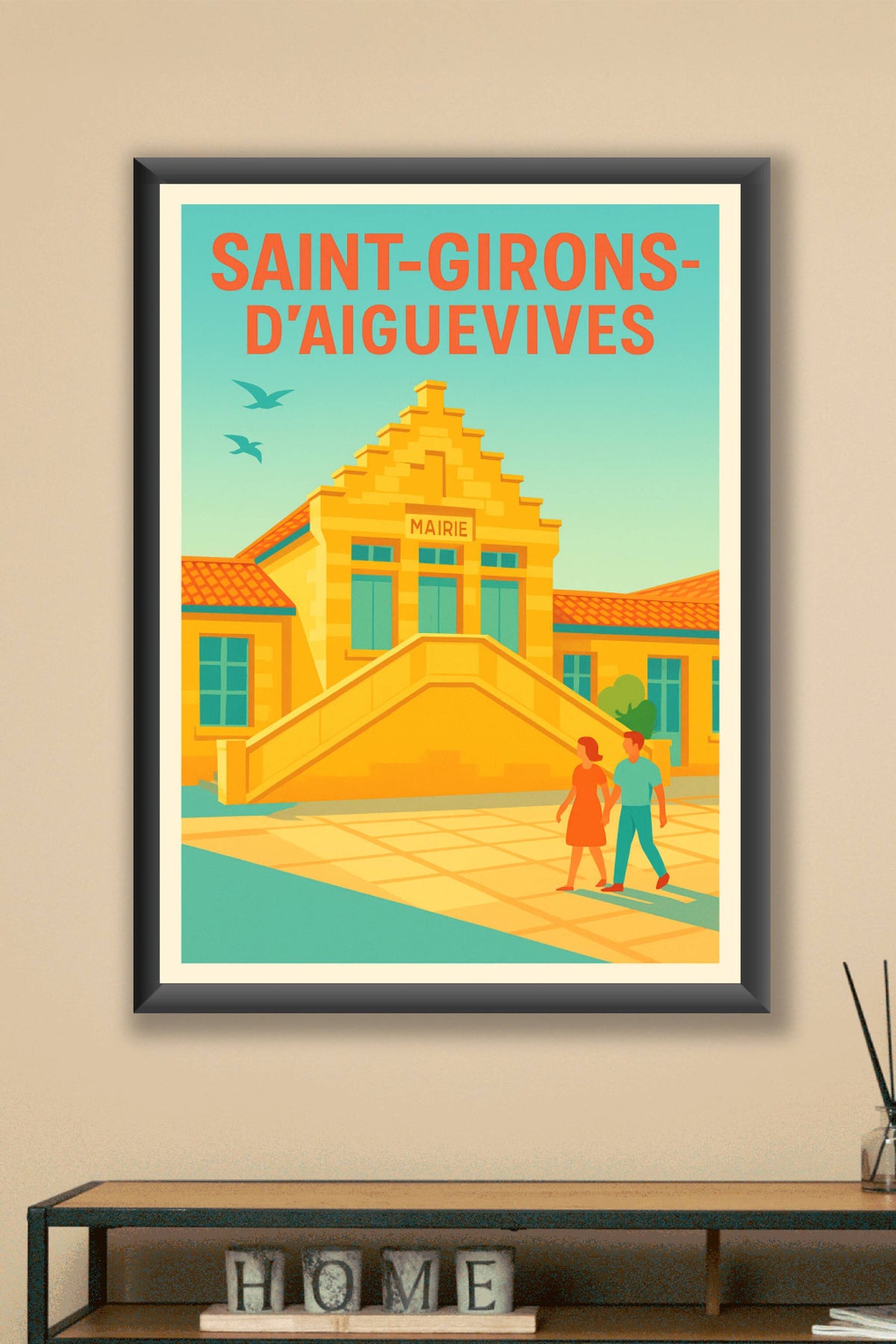 Affiche de Saint-Girons-d'Aiguevives - Charme et Sérénité Locale