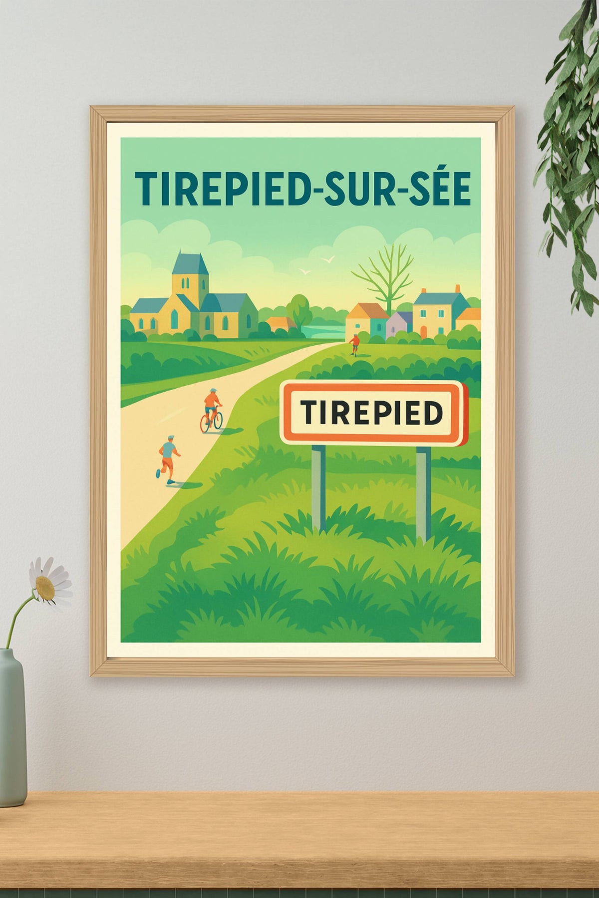 Affiche de Tirepied-sur-Sée - Évasion bucolique en Normandie