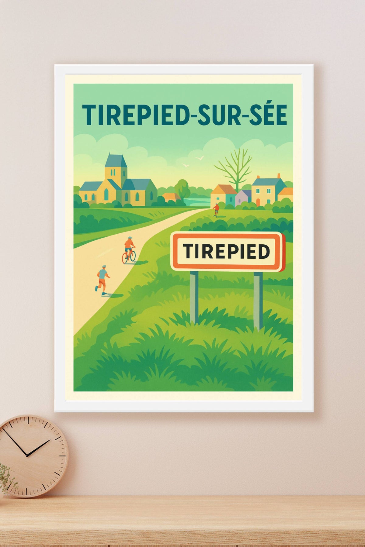 Affiche de Tirepied-sur-Sée - Évasion bucolique en Normandie