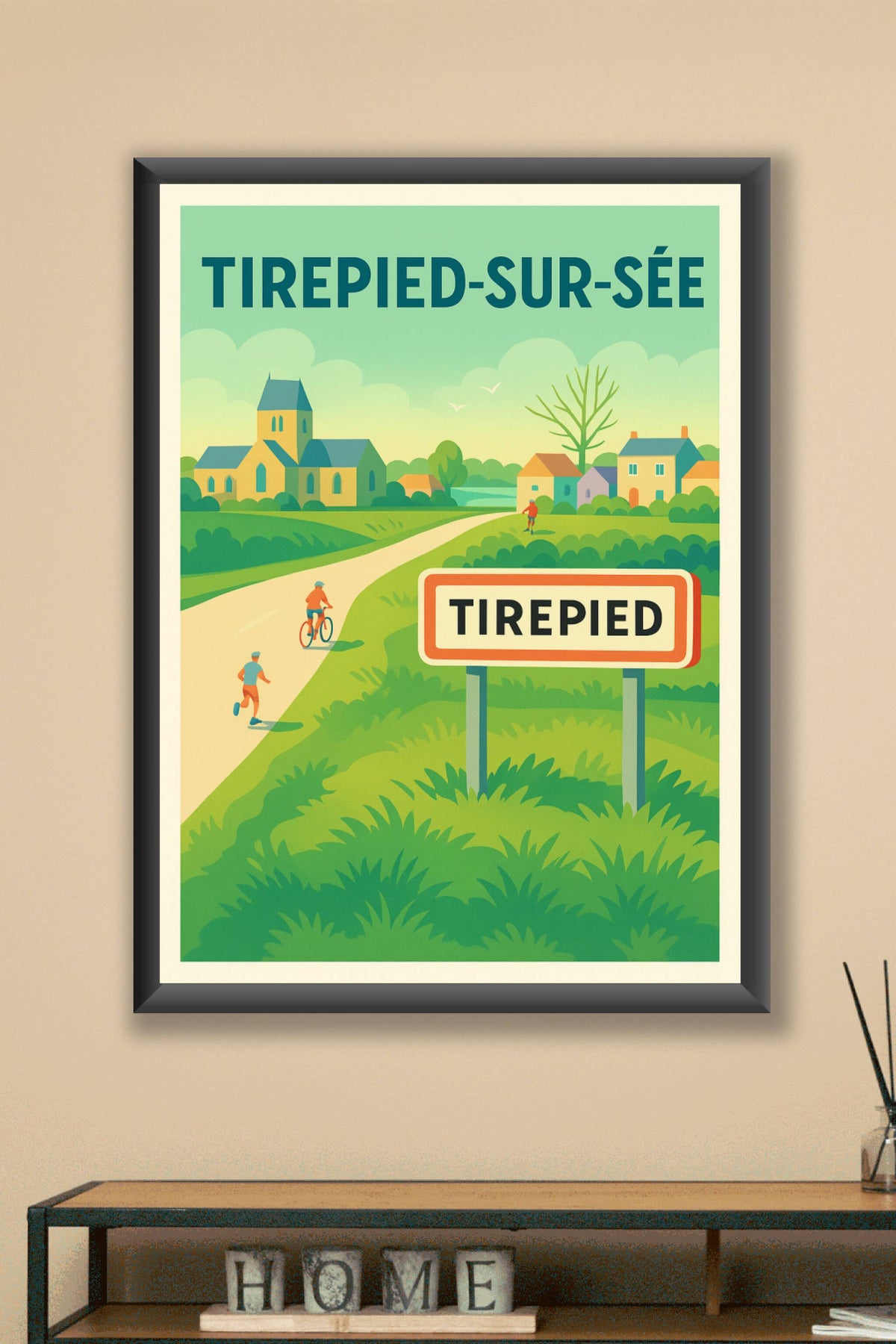 Affiche de Tirepied-sur-Sée - Évasion bucolique en Normandie
