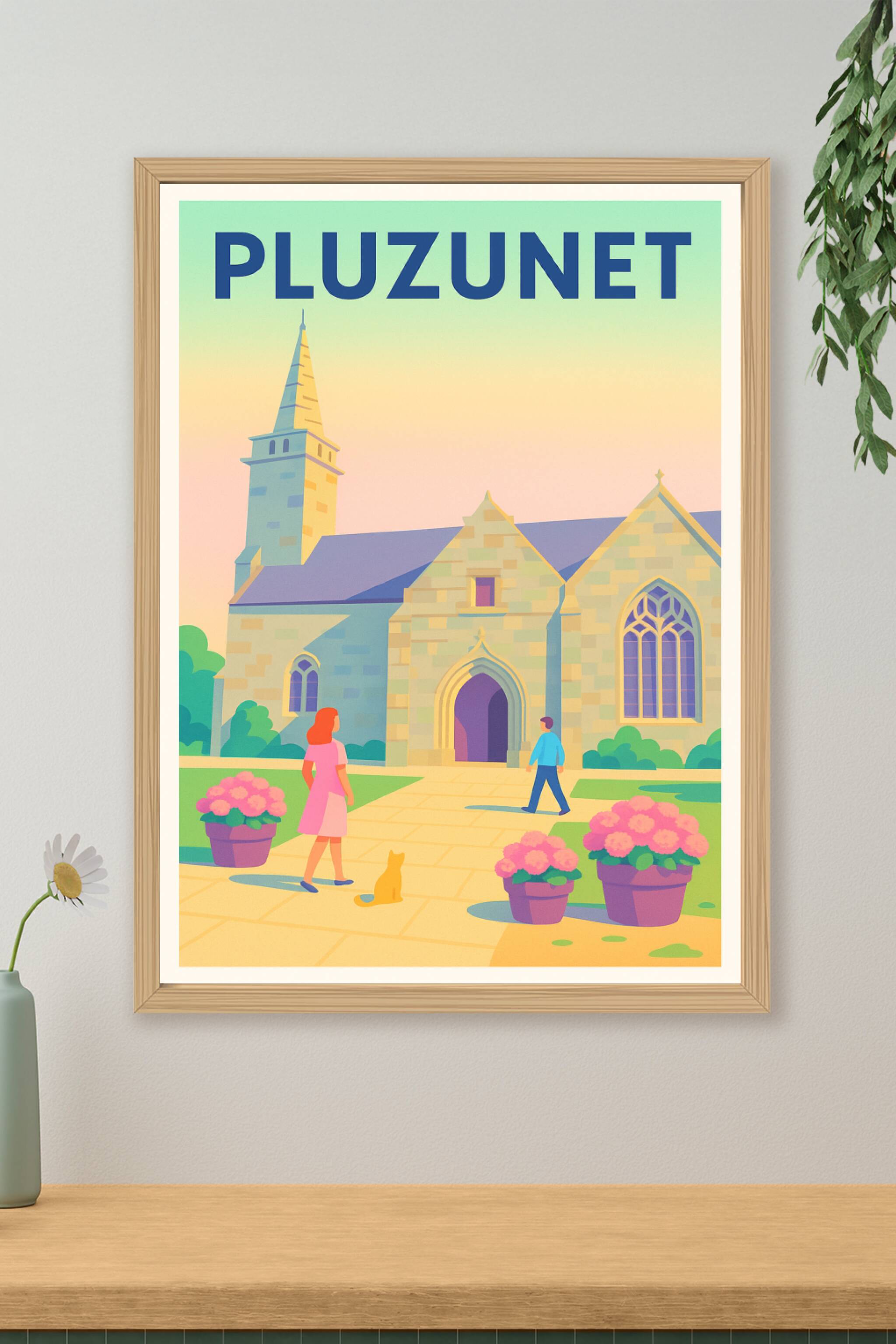 Affiche de Pluzunet - Charme et sérénité au cœur de la Bretagne