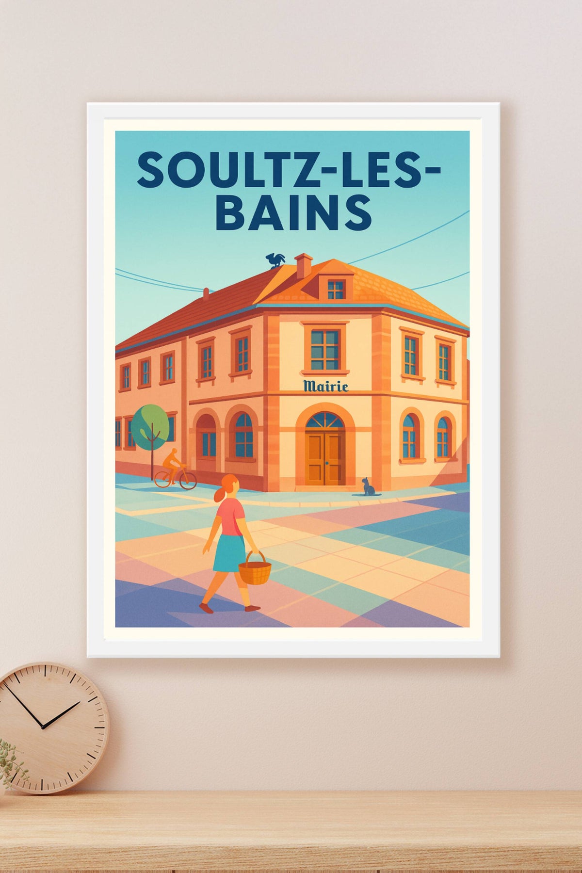 Affiche de Soultz-les-Bains - Charme tranquille et douceur de vivre