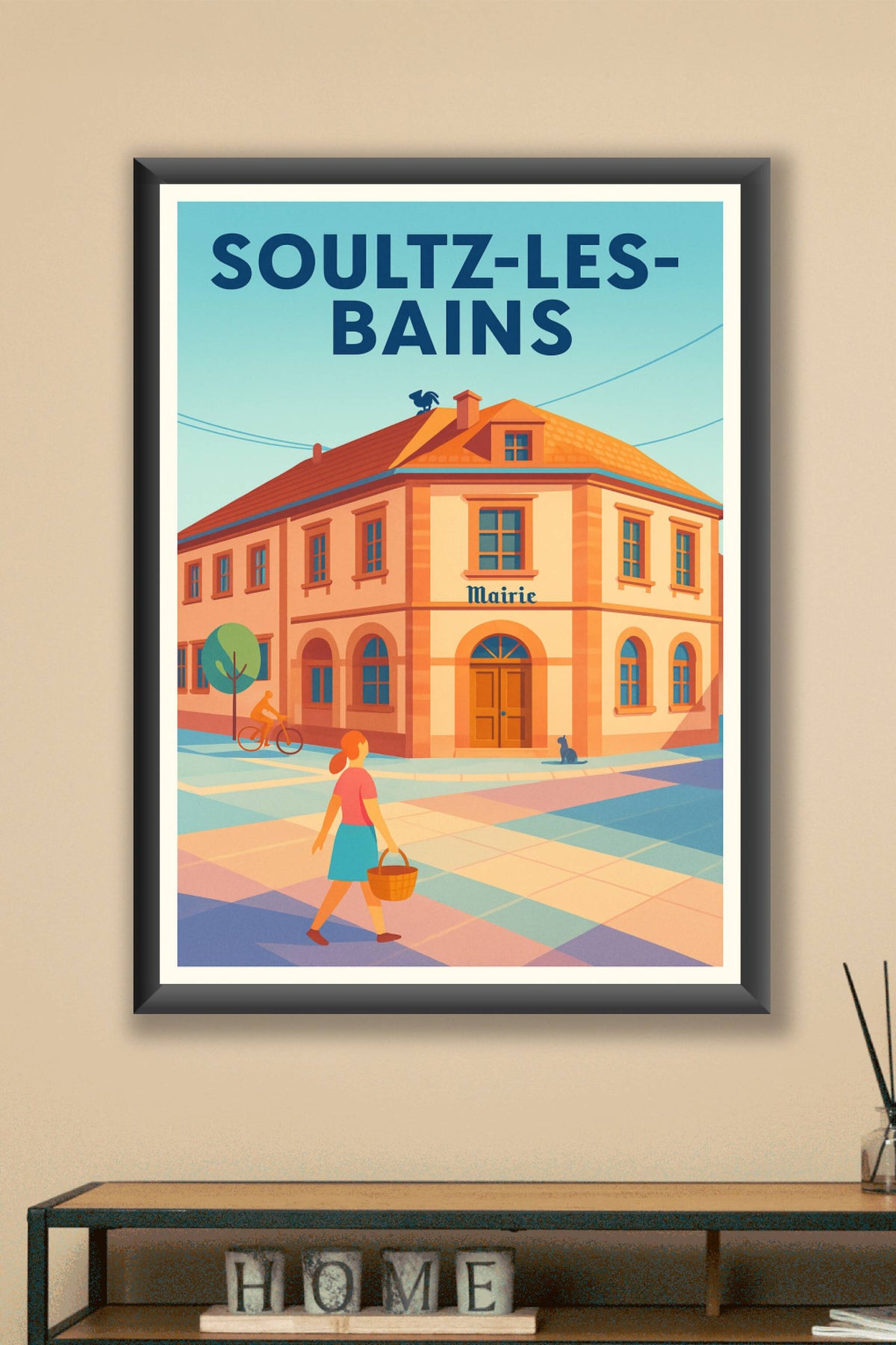 Affiche de Soultz-les-Bains - Charme tranquille et douceur de vivre