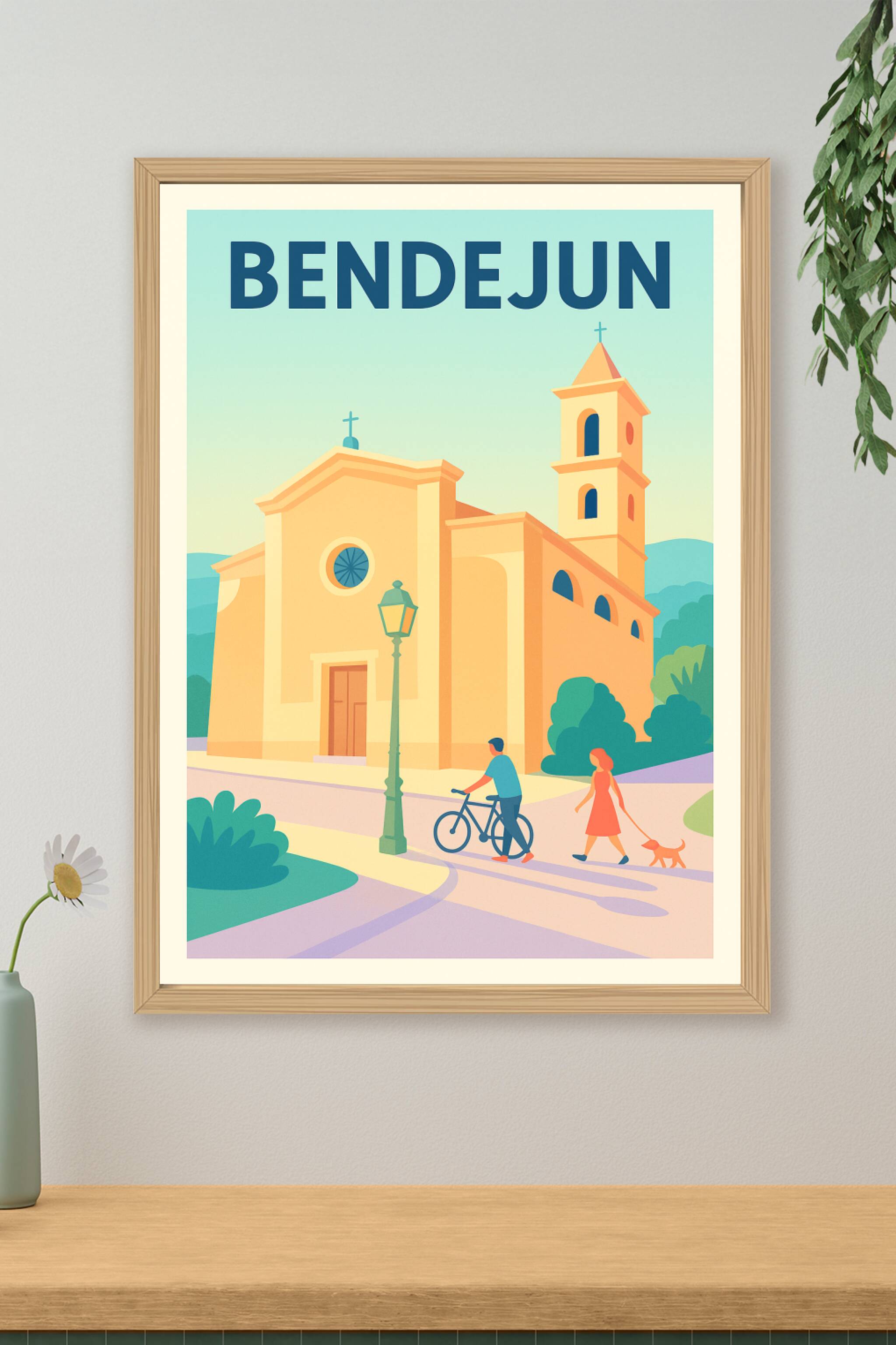 Affiche de Bendejun - Charme paisible et douceur de vivre