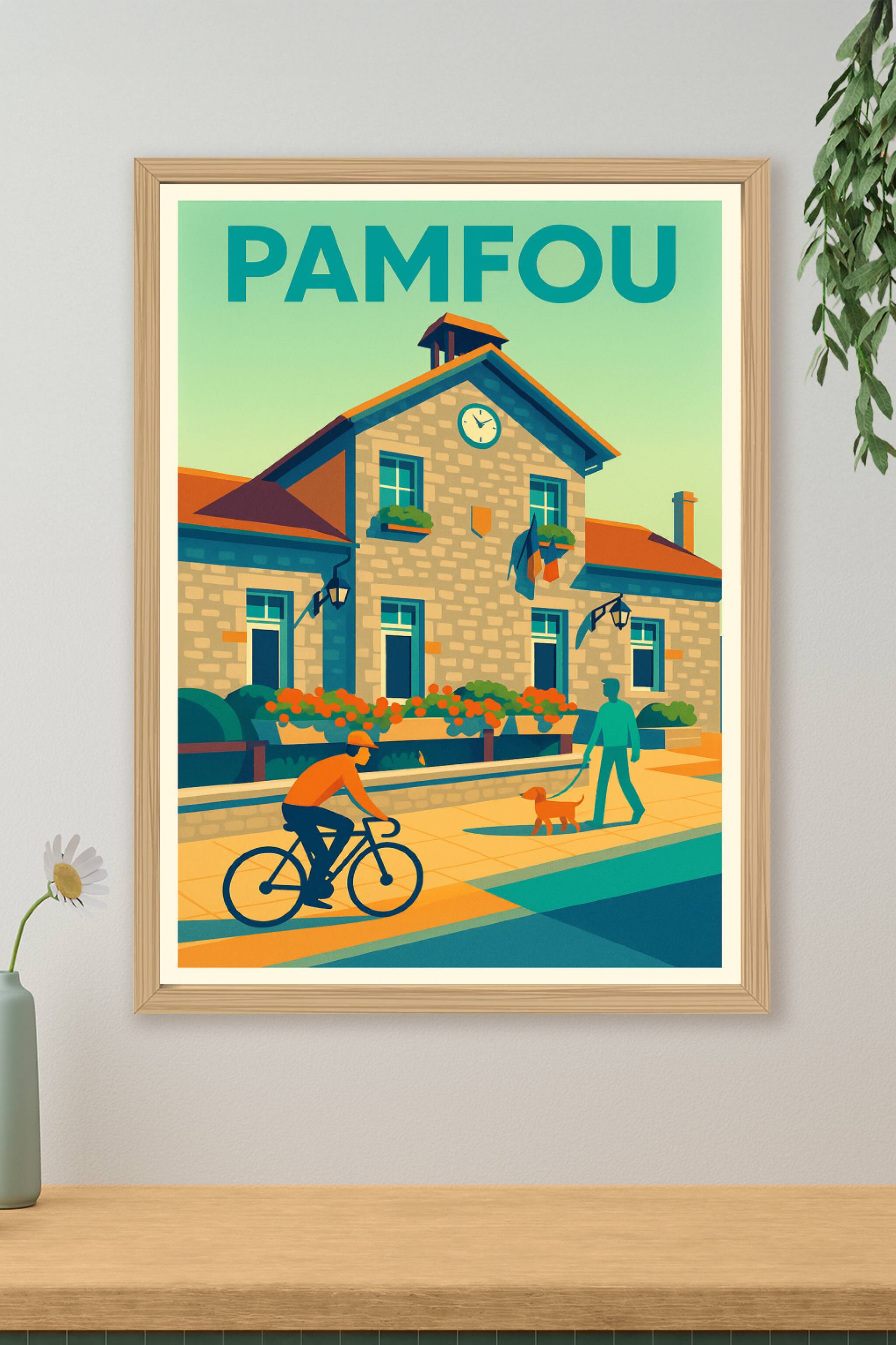 Affiche de Pamfou - Charme et douceur de vie à l'heure locale