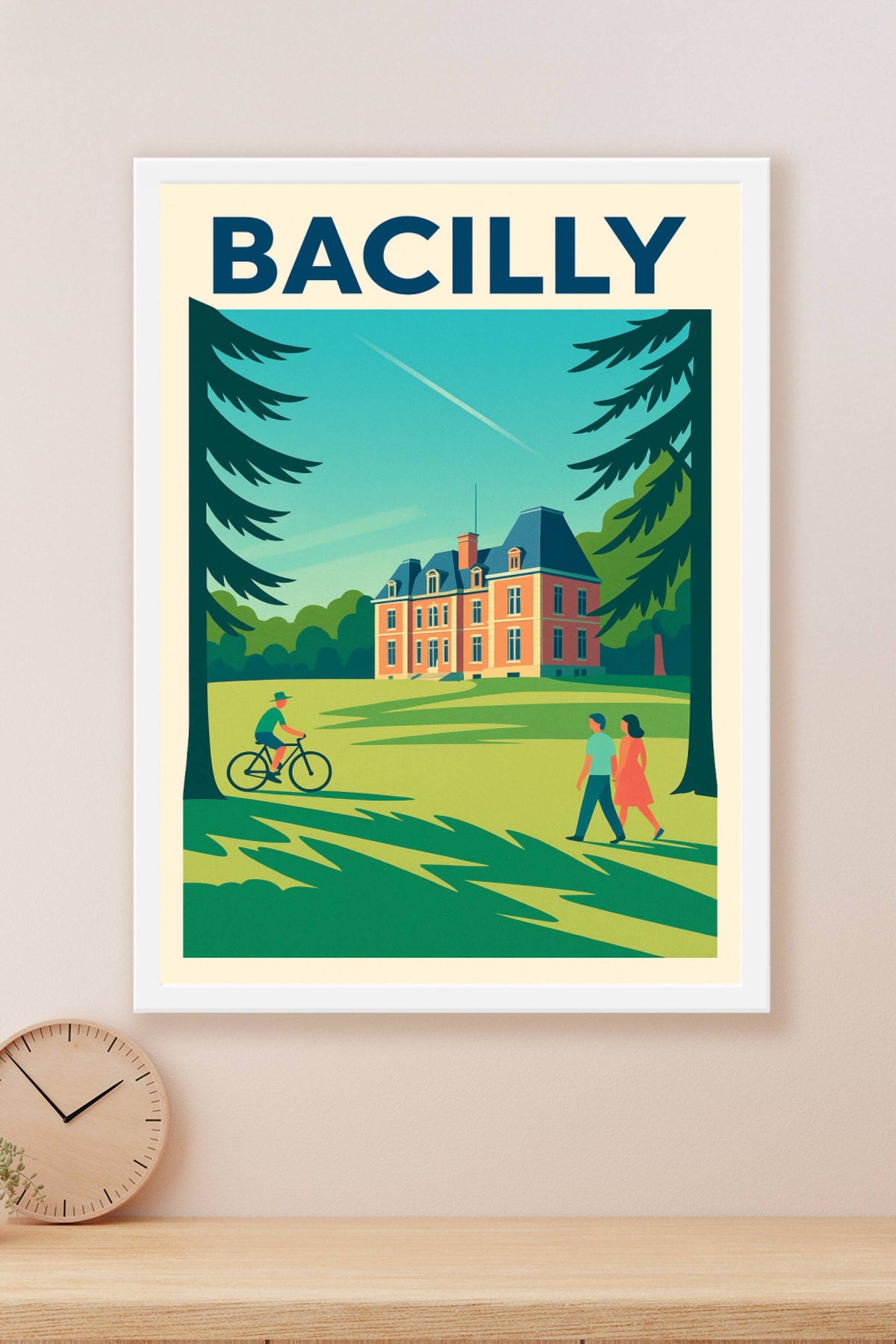Affiche de Bacilly - L'élégance bucolique au cœur de la nature