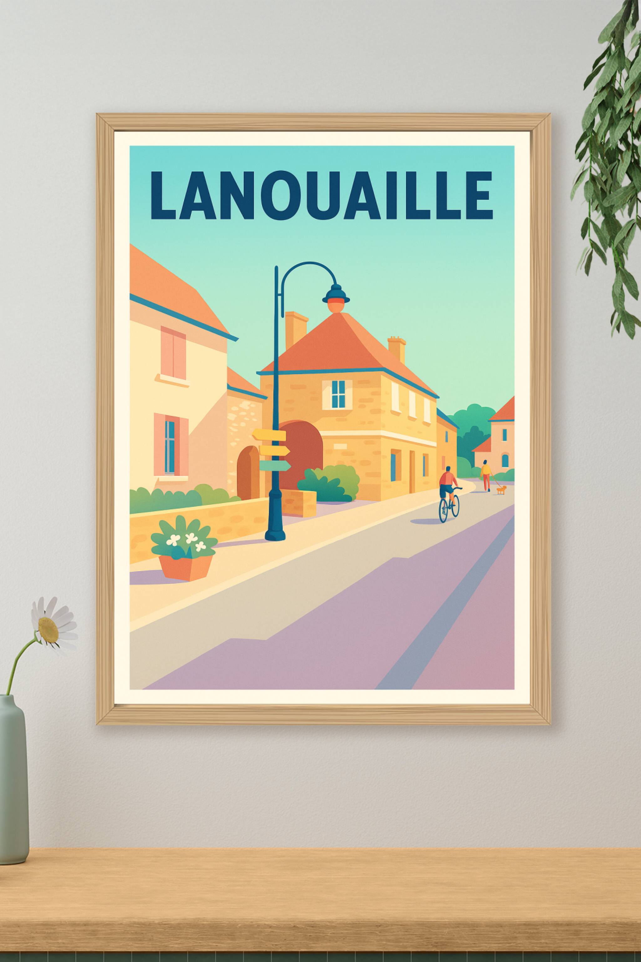 Affiche de Lanouaille - Charme et sérénité d'un village authentique