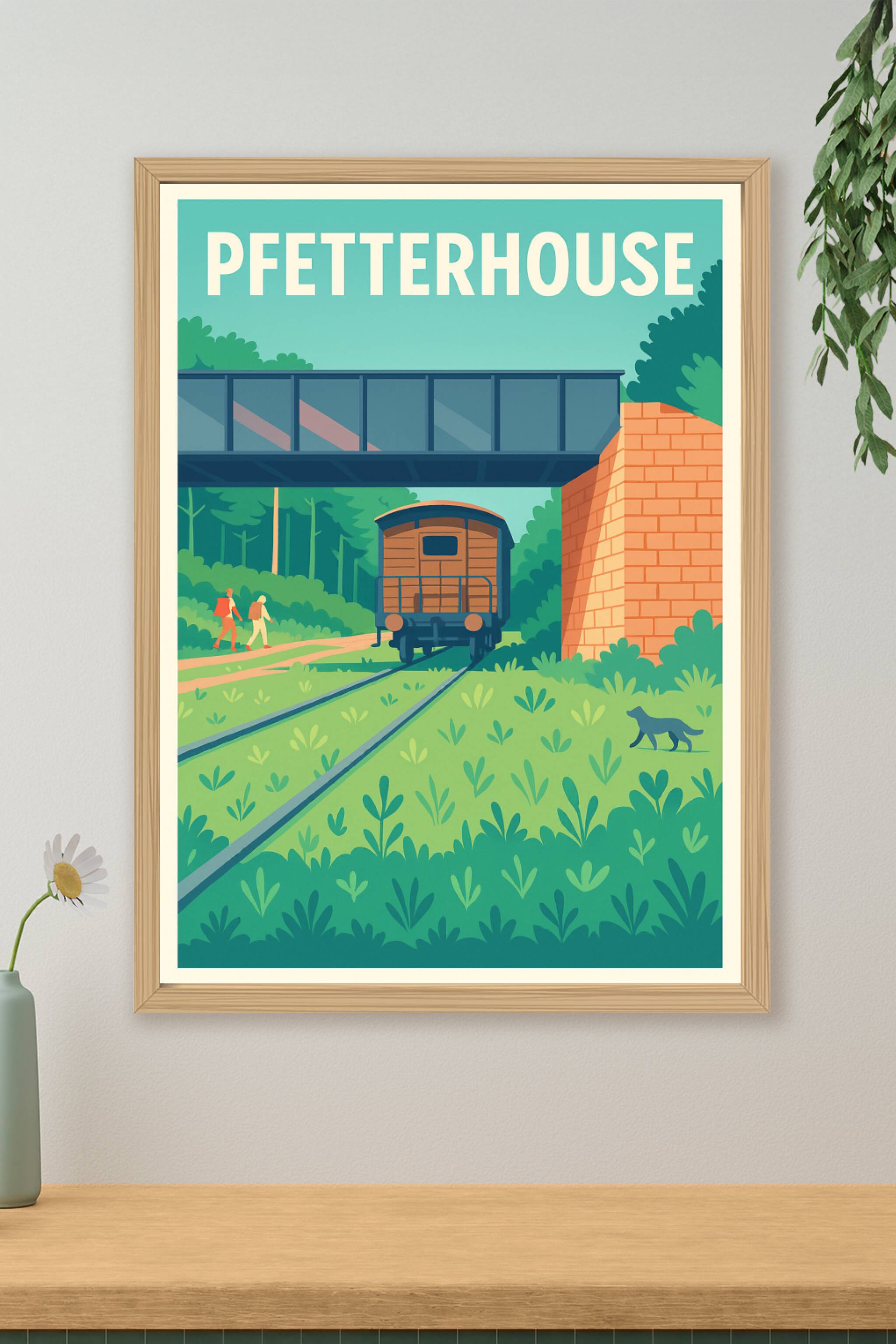 Affiche de Pfetterhouse - Charme bucolique au fil du rail