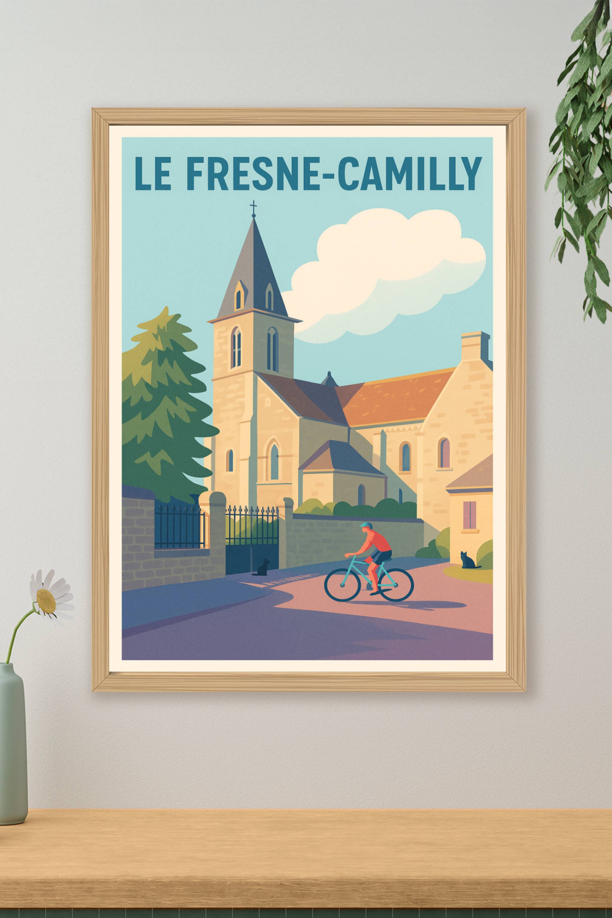 Affiche de Le Fresne-Camilly - Charme paisible et architecture historique