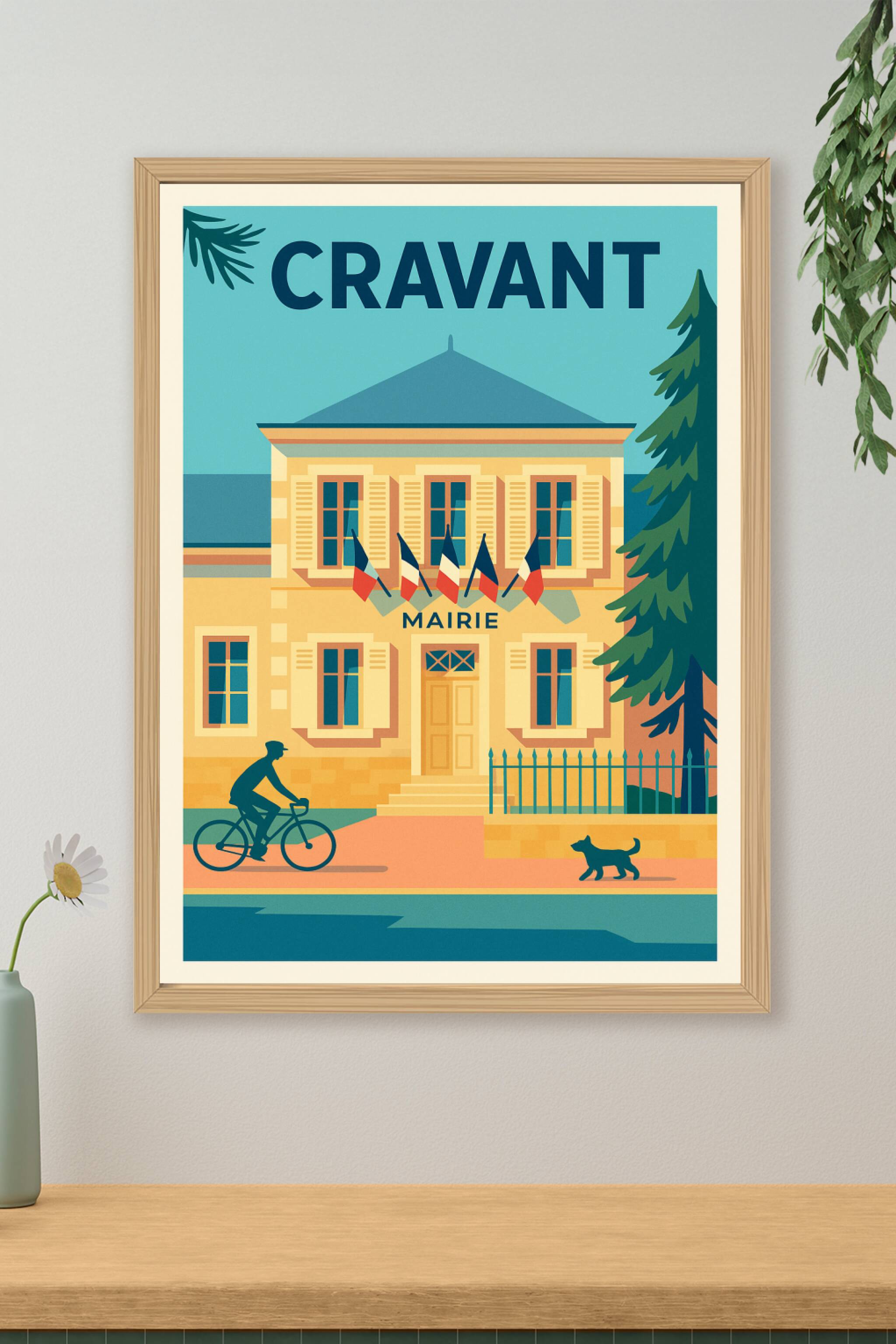 Affiche de Cravant - Charme et Sérénité au cœur du village