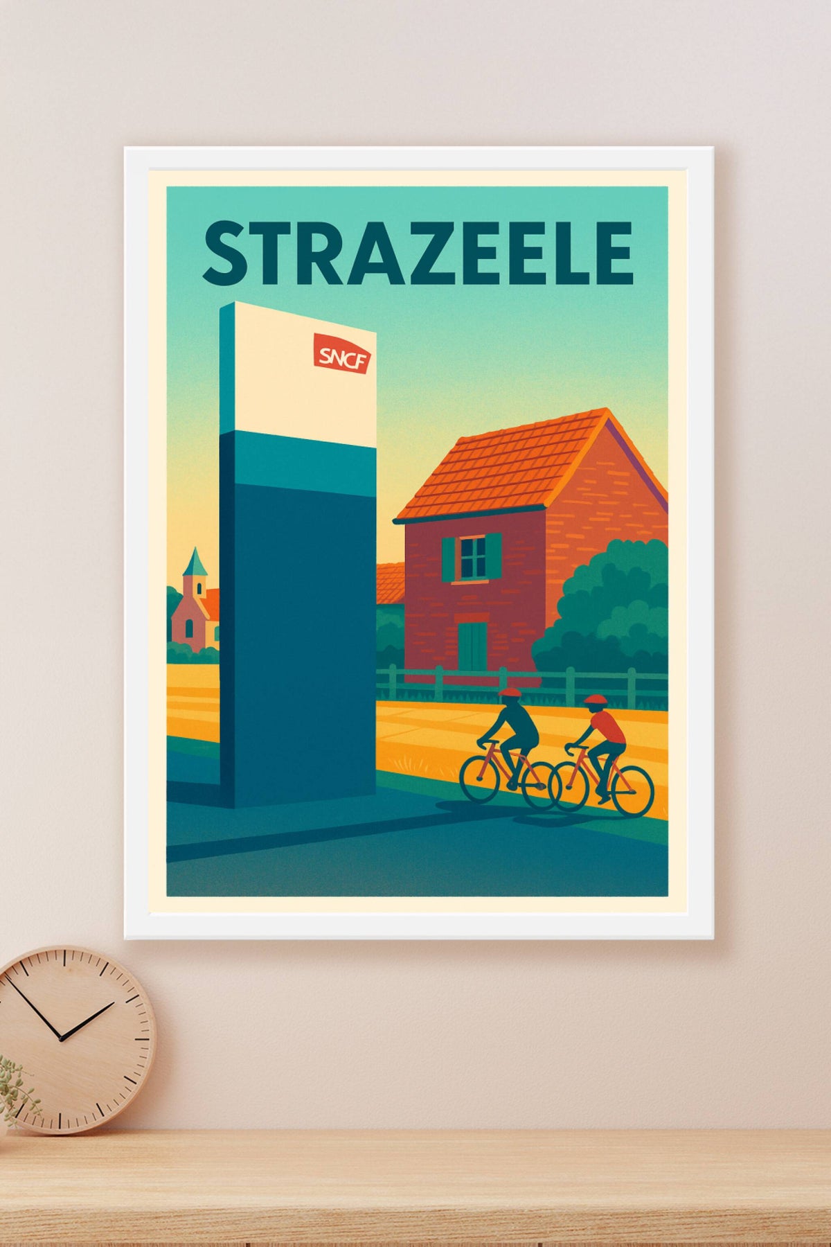 Affiche de Strazeele - Charme paisible de la campagne au coeur du Nord