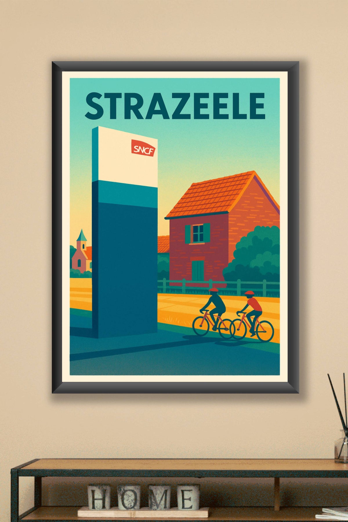 Affiche de Strazeele - Charme paisible de la campagne au coeur du Nord