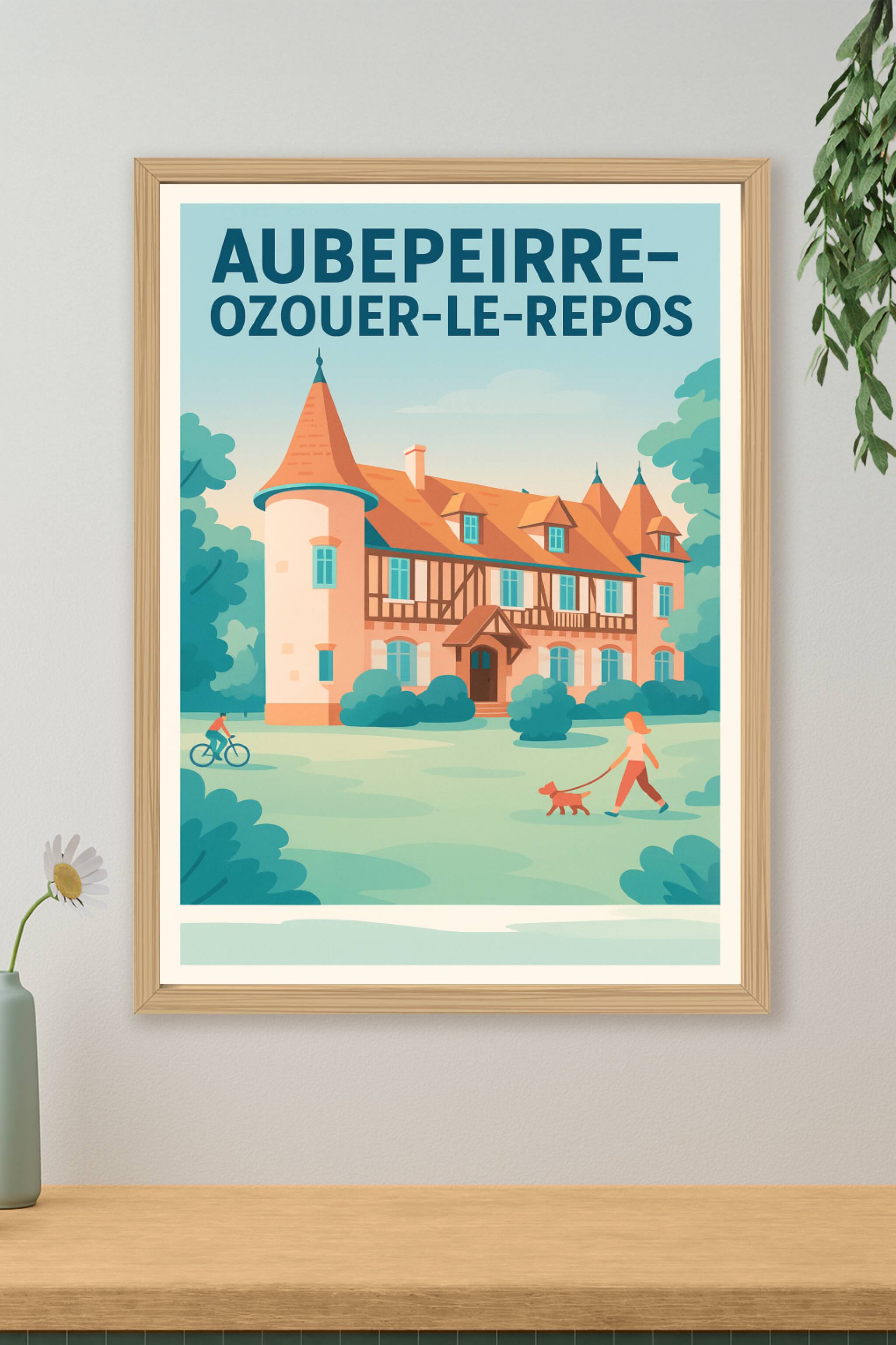 Affiche de Aubepierre-Ozouer-le-Repos - Charme et Sérénité en Pays de Brie
