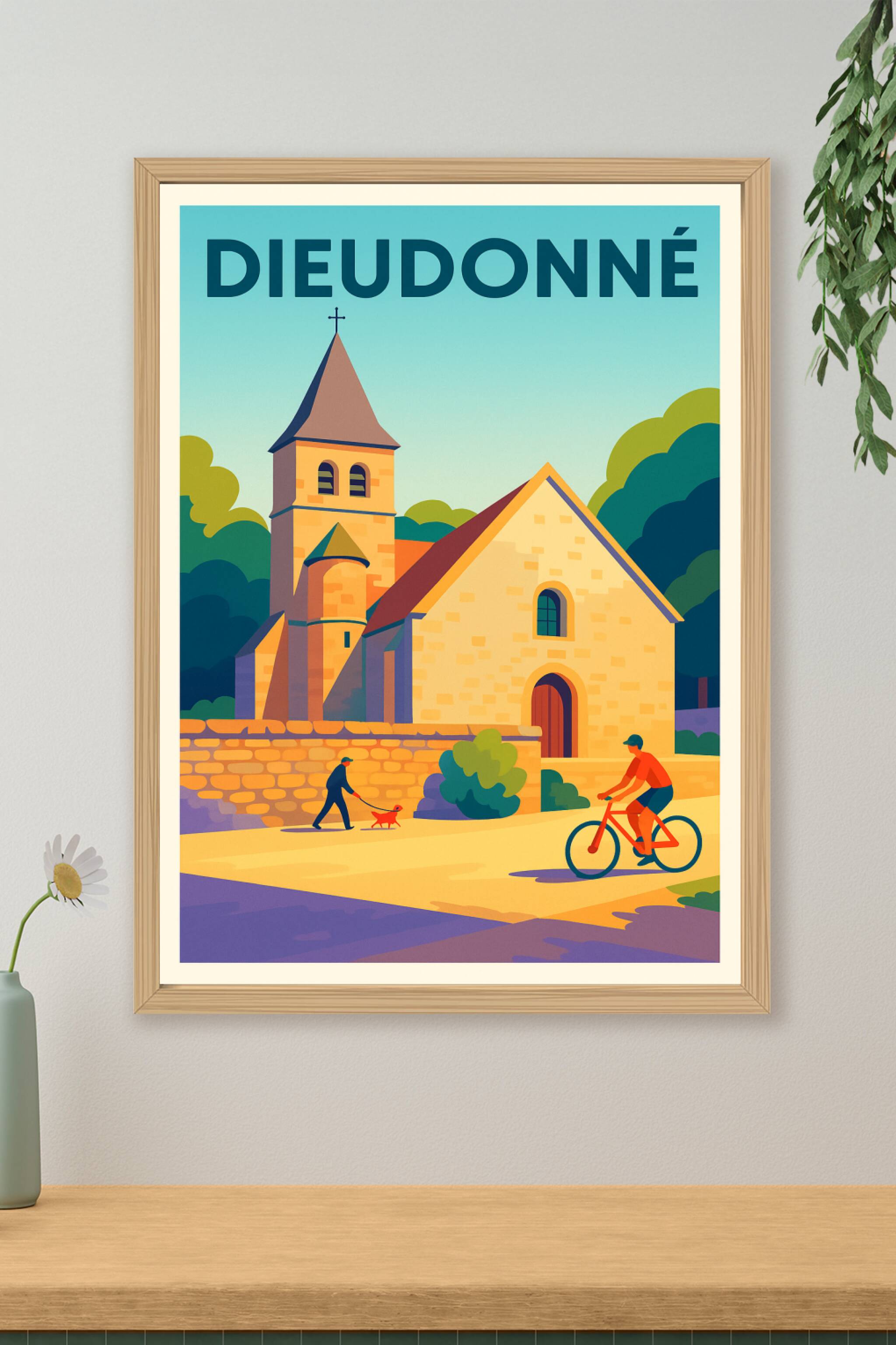 Affiche de Dieudonné - Charme et Sérénité au Cœur du Village