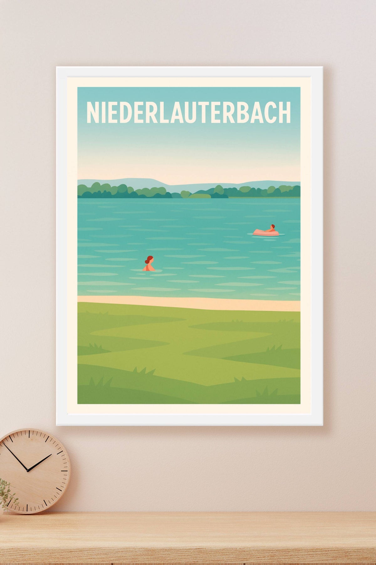 Affiche de Niederlauterbach - Tranquillité au bord de l'eau